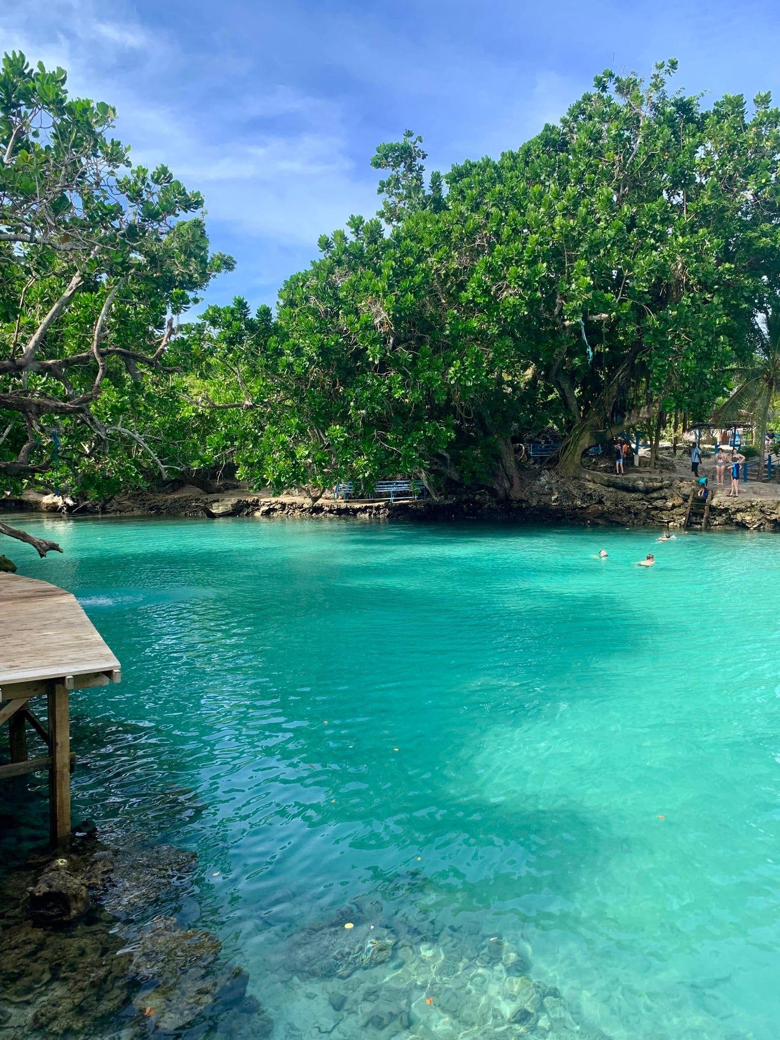 Blue Lagoon, Vanuatu. Smart Phone Wallpaper