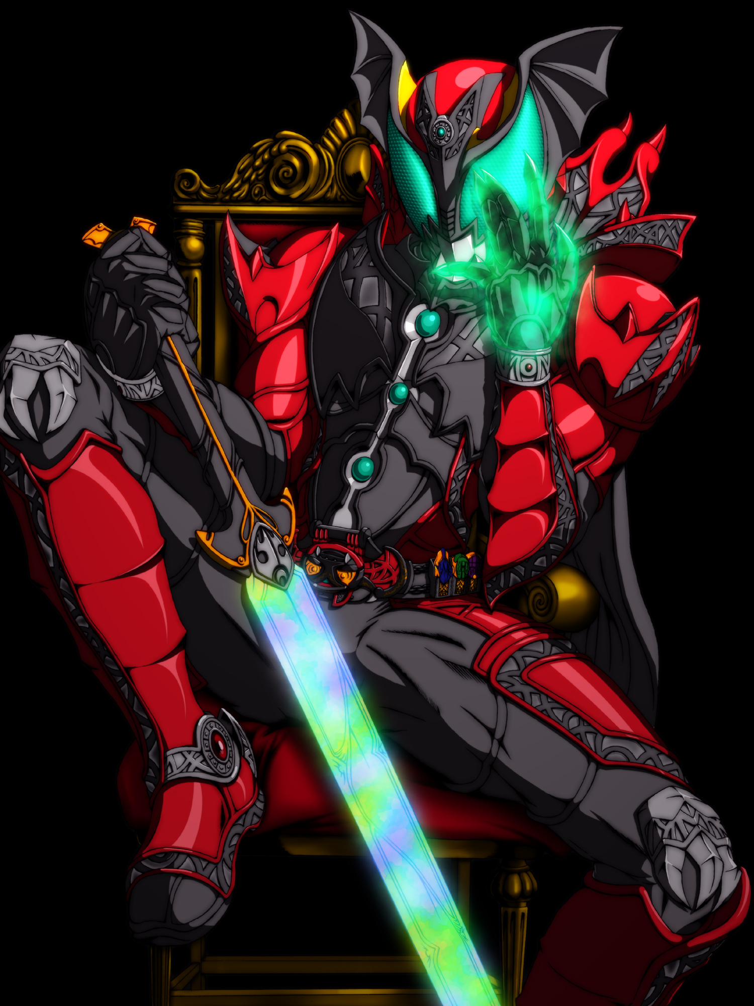 Kamen Rider Dark Kiva Rider Kiva Anime