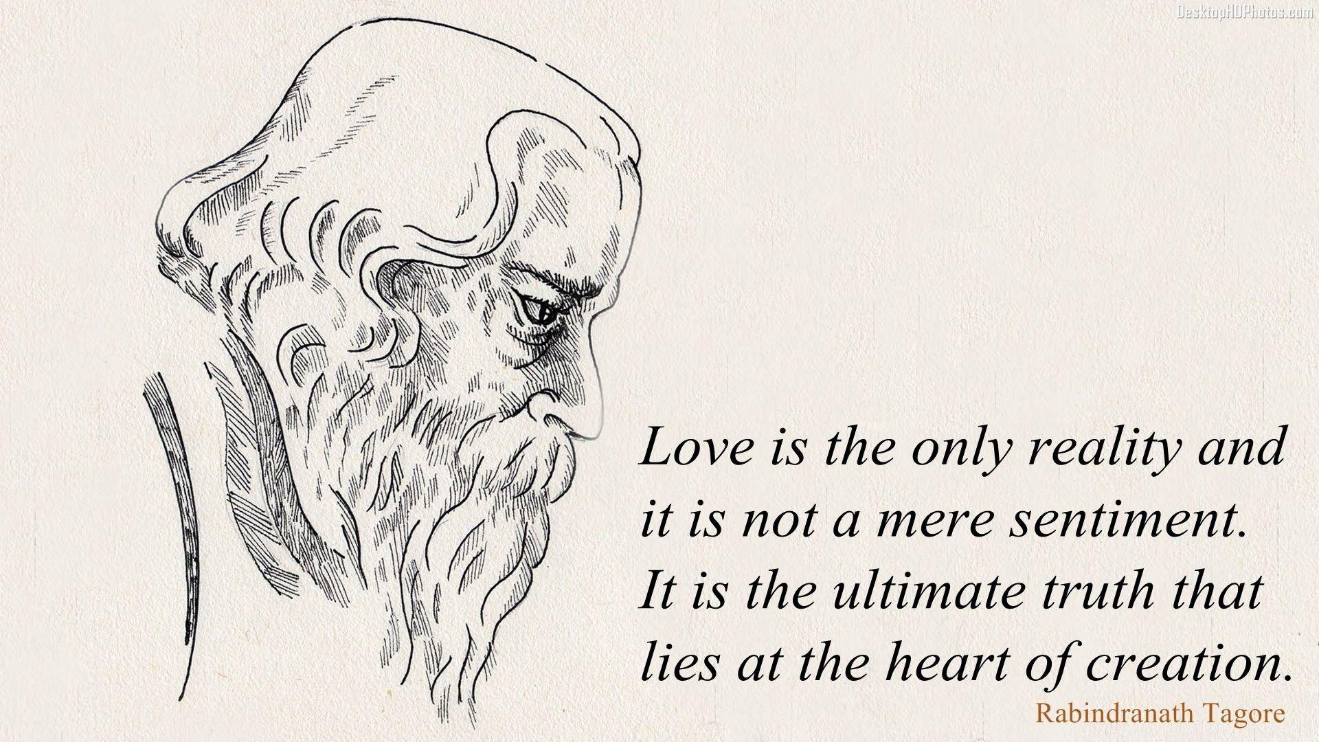 Rabindranath Tagore Love Quotes, Image, Picture, Wallpaper