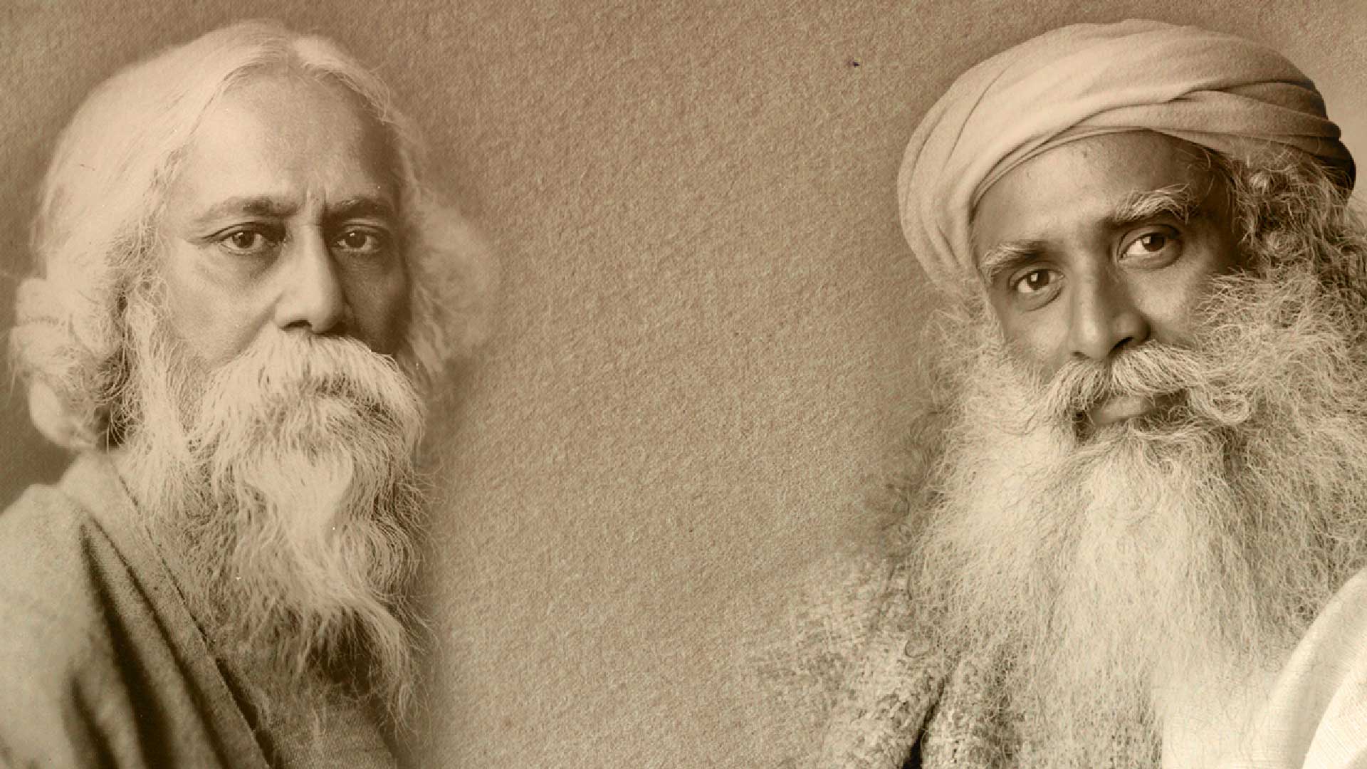 Rabindranath Tagore and Sadhguru Quotes