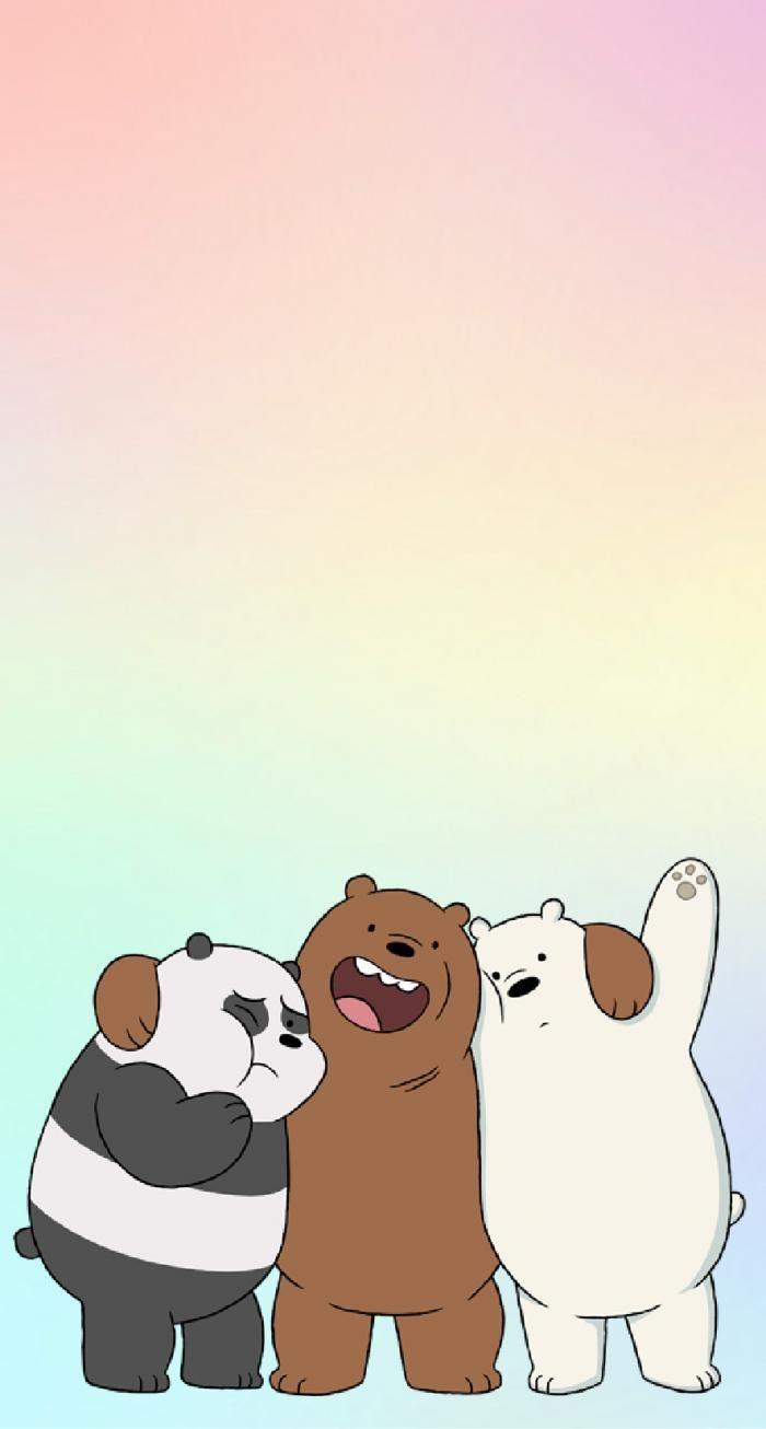 又一波来啦，送给 WE BARE BEARS 粉，16 张超有爱，超萌萌哒的 WE BARE