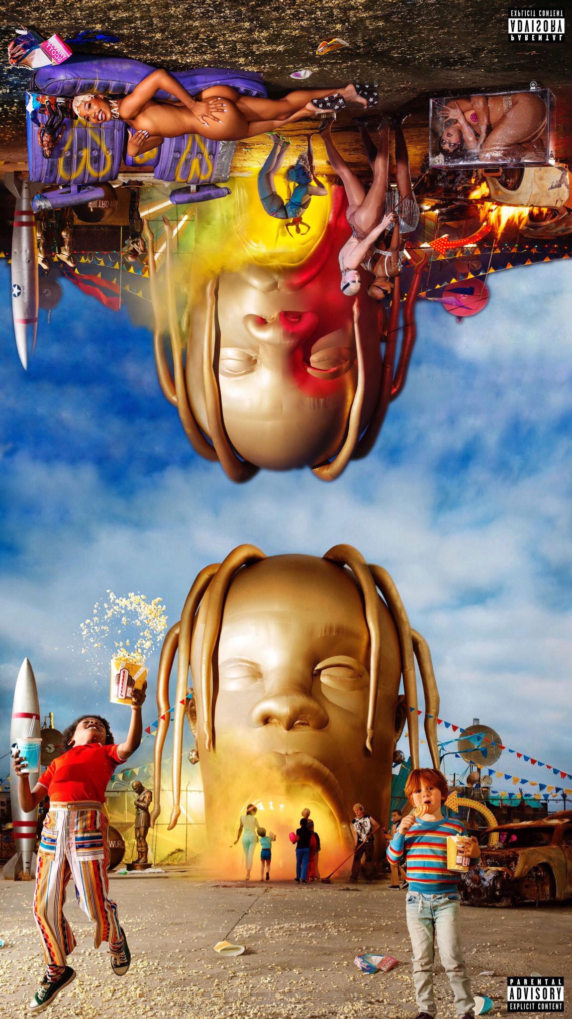 Day and Night astroworld IPhone Wallpaper