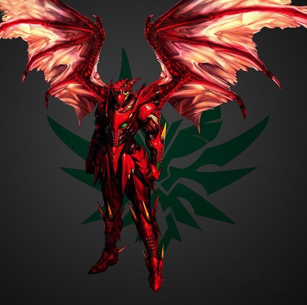 Red Dragon God Emperor By Chaos217. Anime High School, Dxd