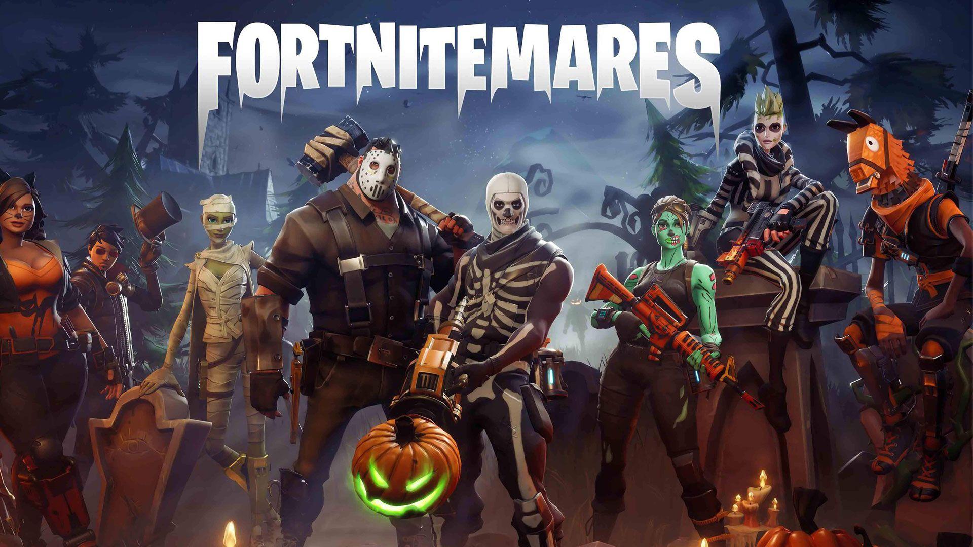 Video Game Fortnite HD official Wallpaper. Halloween design, Fortnite, Halloween