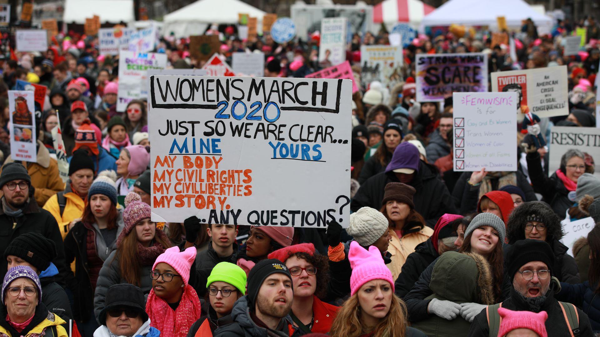 Women's march 2020