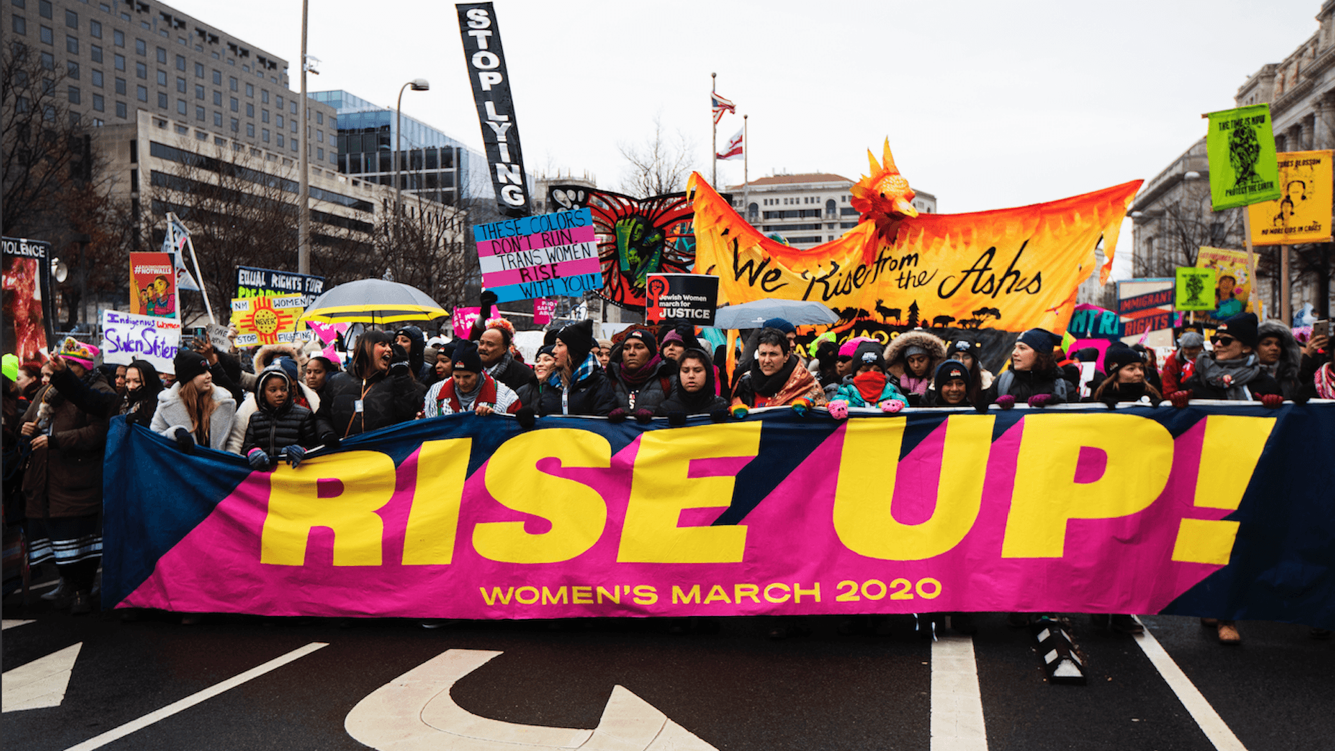D.C. protesters ‘rise up’ at 2020 Women’s March