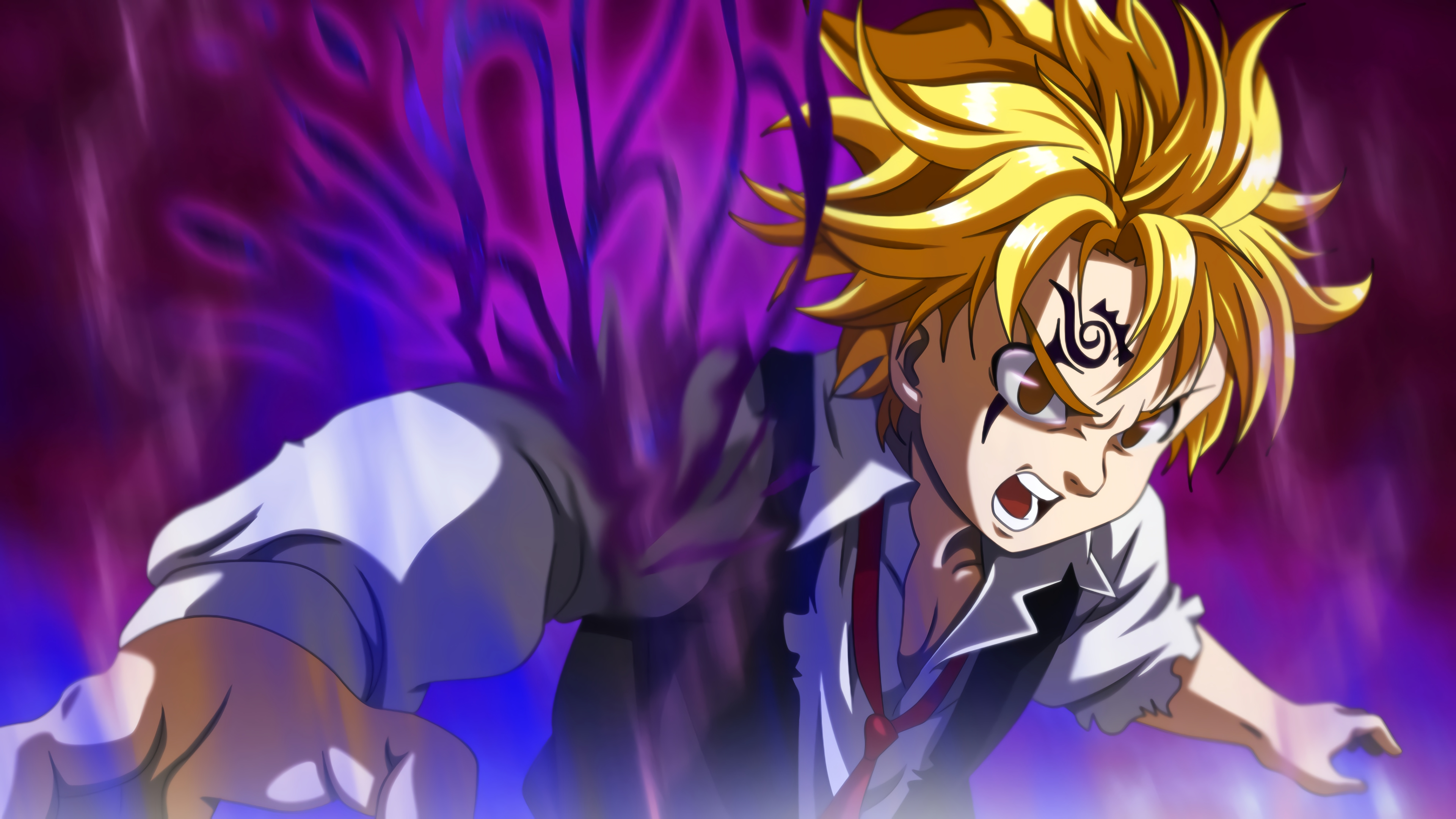 Meriodasu from Seven Deadly Sins Anime Wallpaper 4k Ultra HD