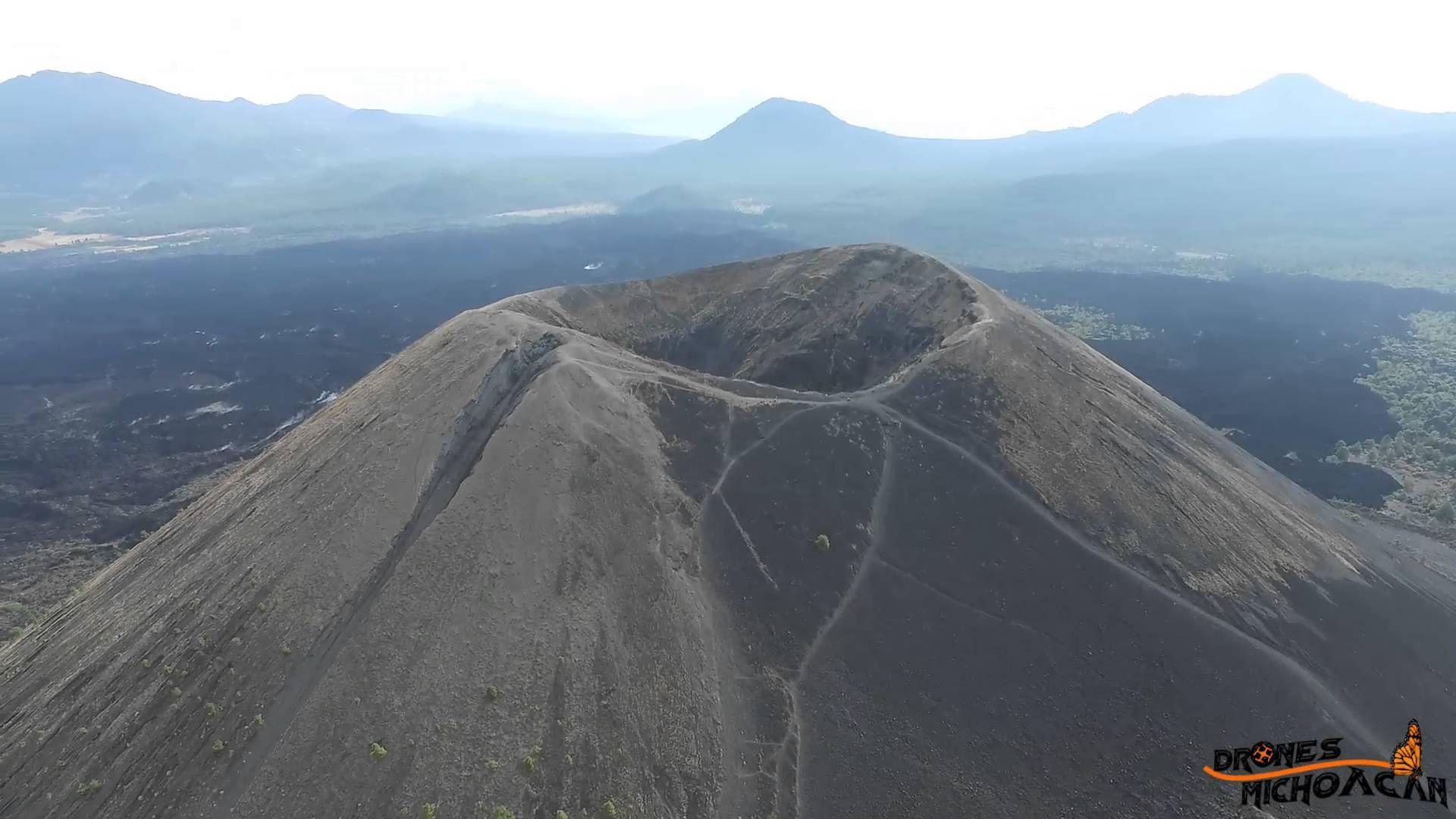 Volcán Paricutín Volcano desde Drone. DJI. Travel, Scenery