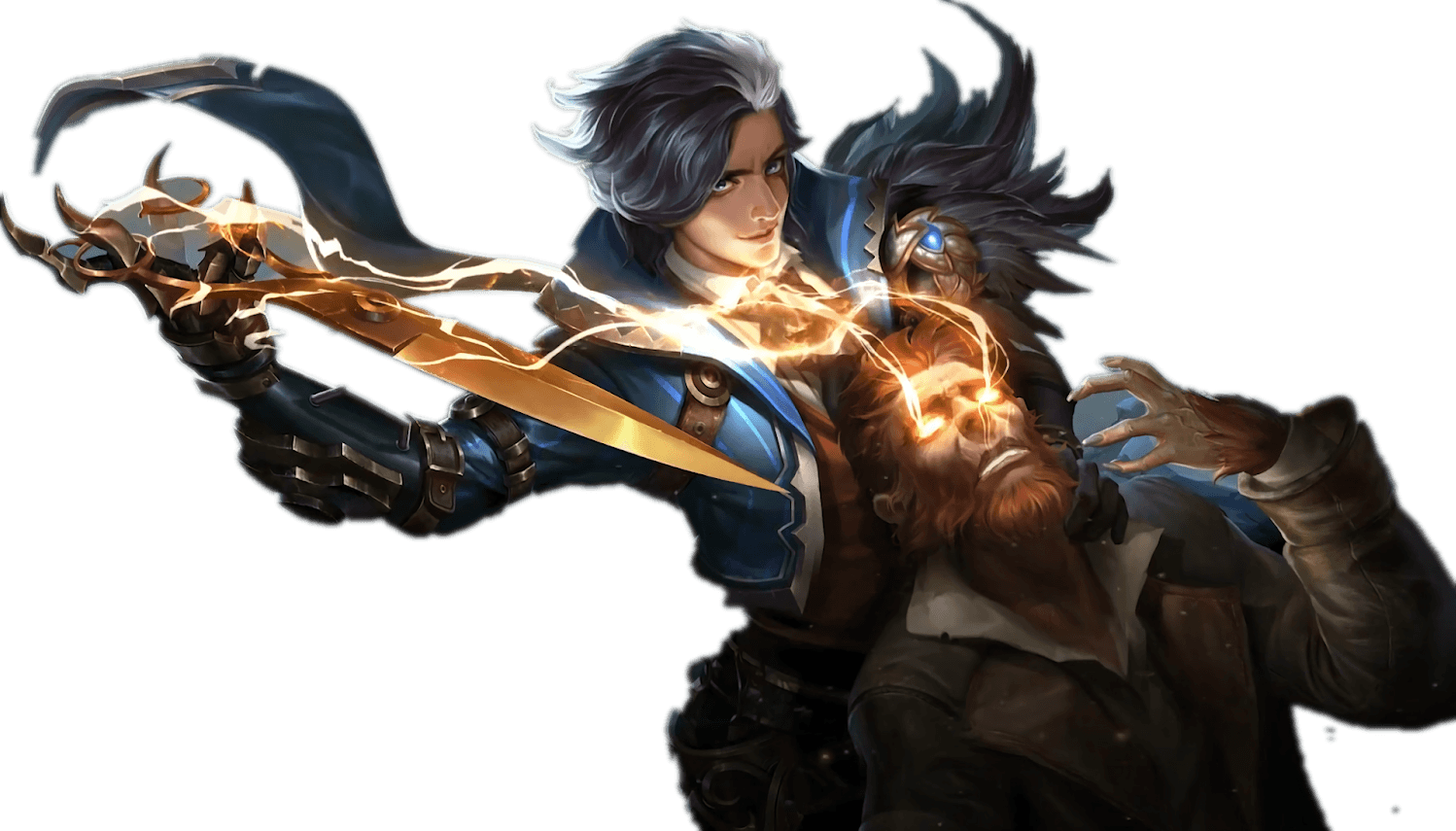 Mobile Legends Gusion Hairstylist Full HD Transparent Wallpaper