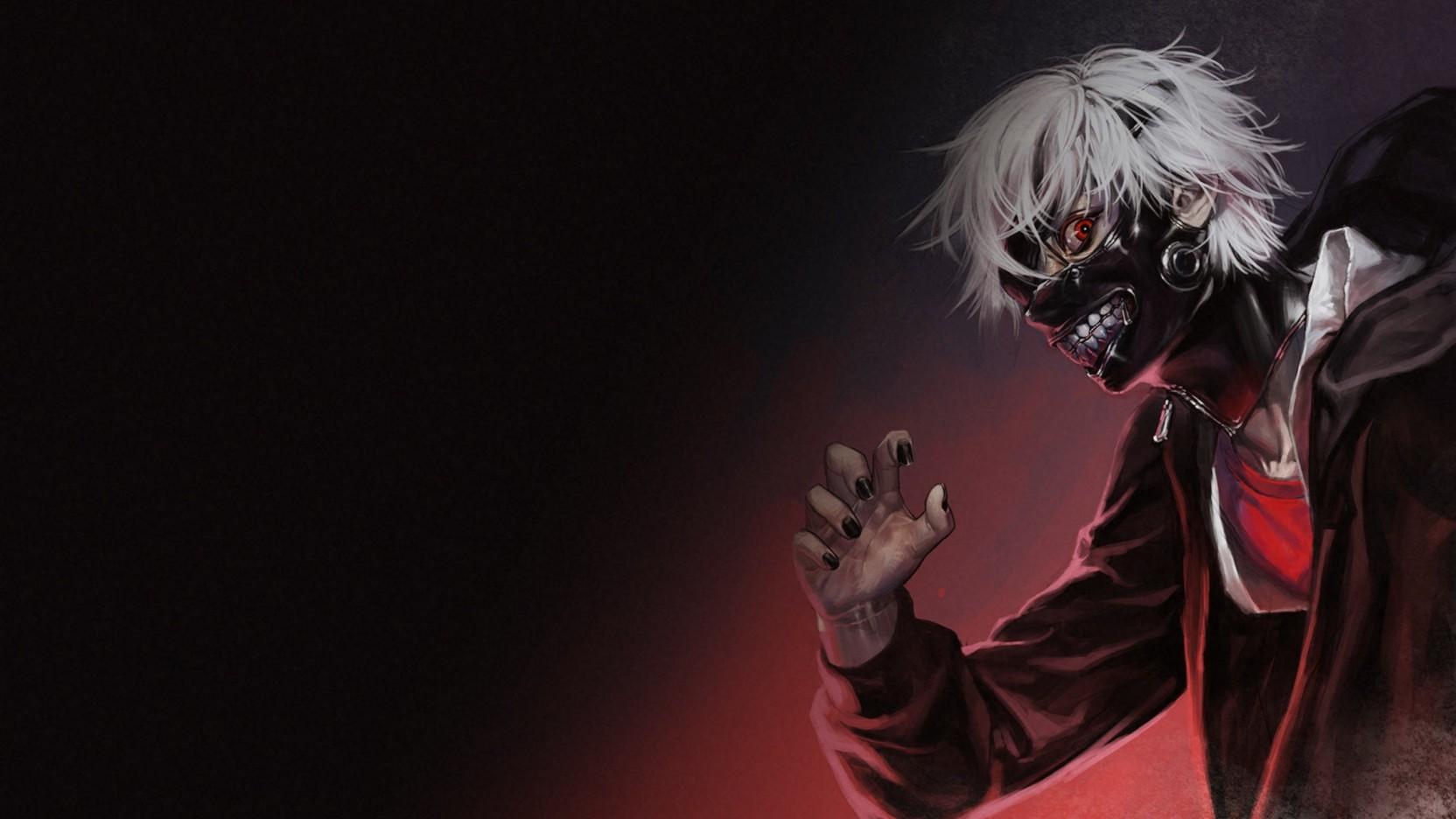 Athah Anime Tokyo Ghoul Dark Ken Kaneki Mask Creepy 13*19
