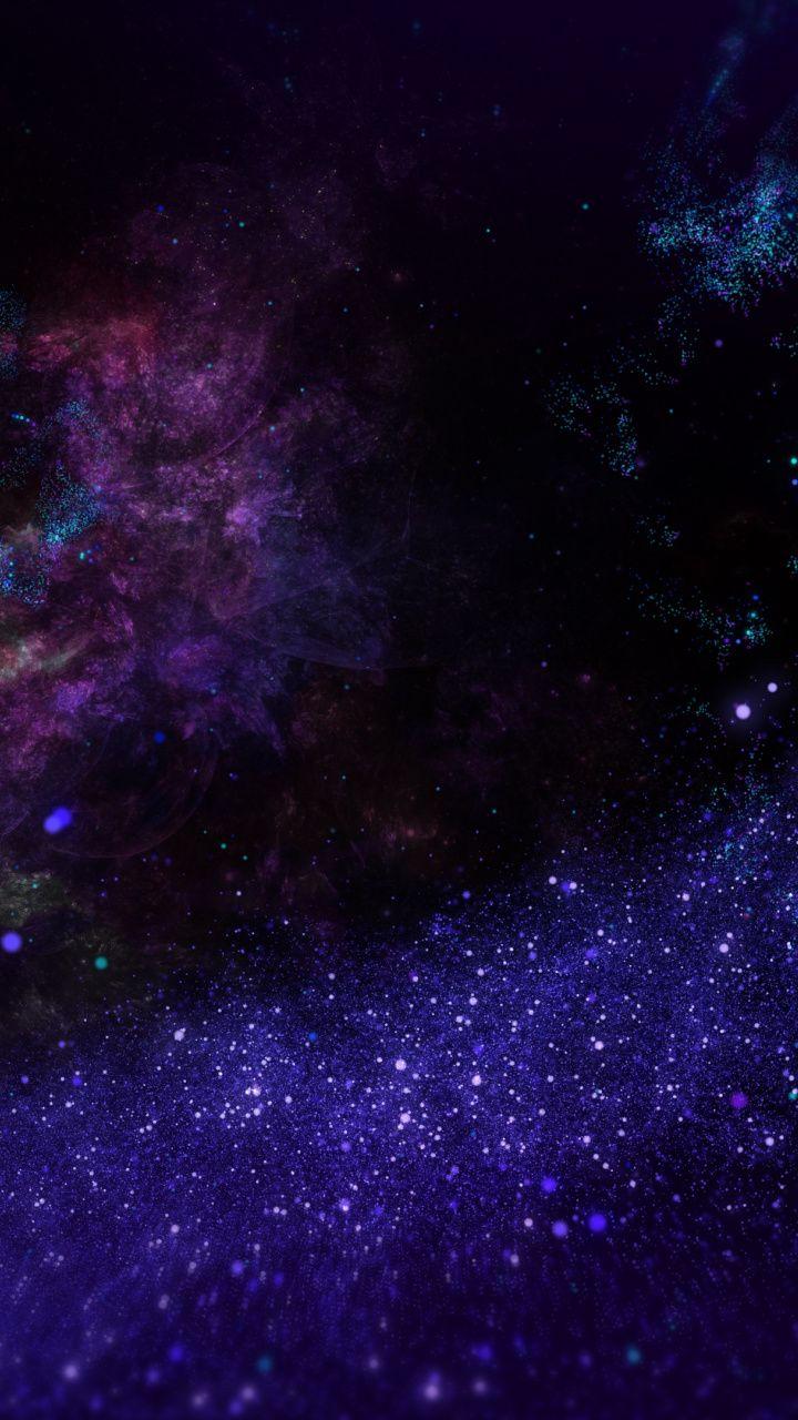 Cosmos, galaxy, space, dark, digital art wallpaper