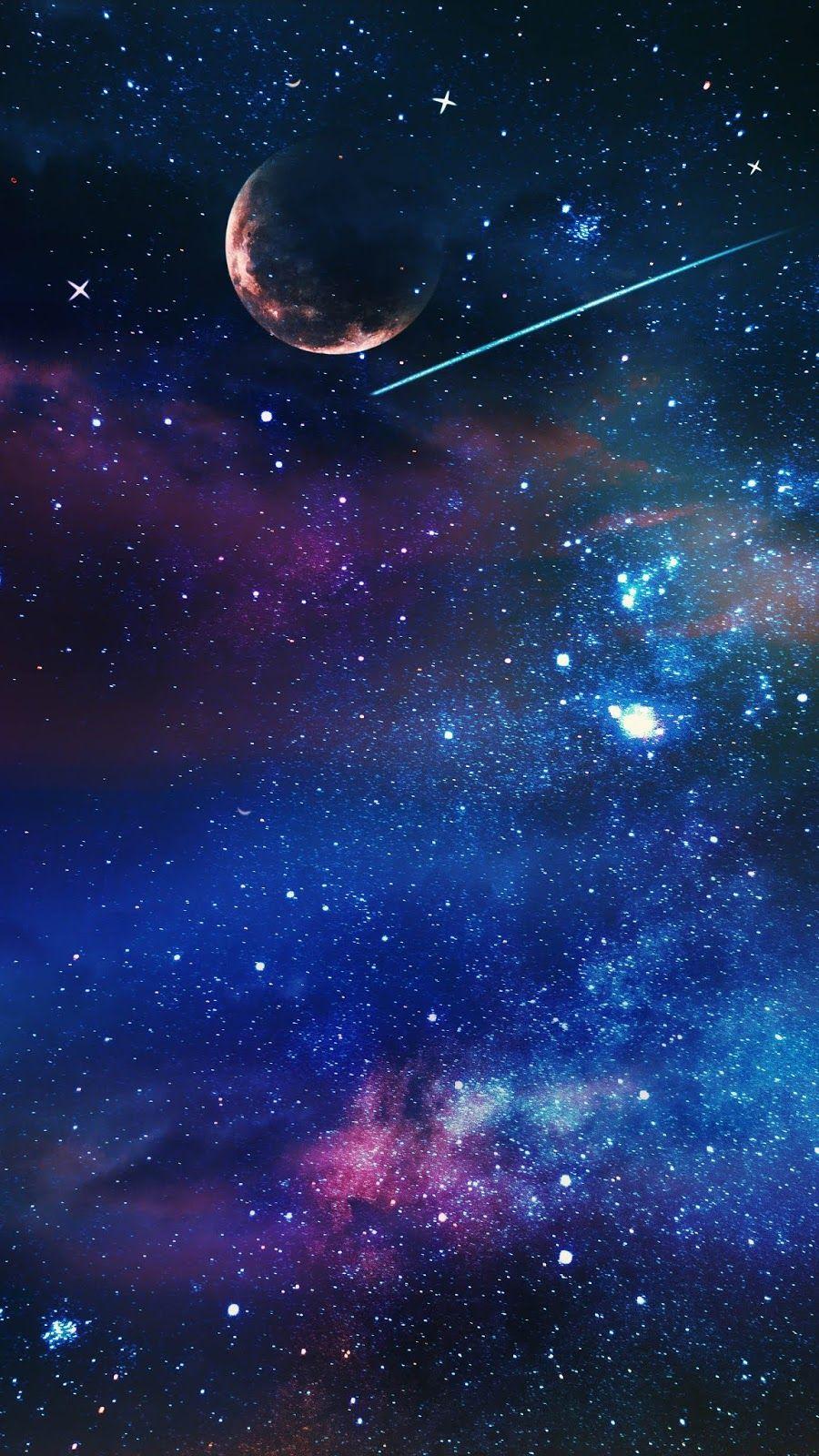 Vibrance of the Universe. Galaxy wallpaper, Cellphone