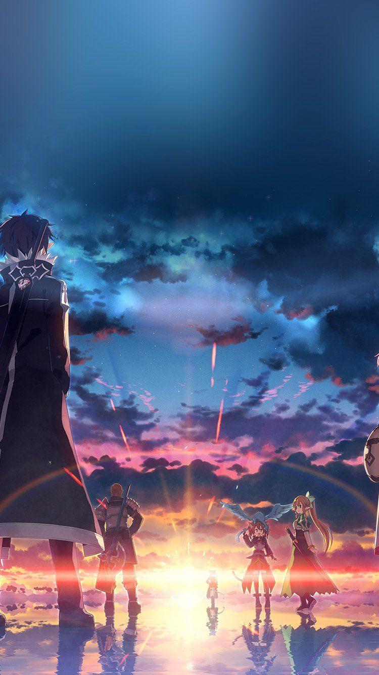 Wallpaper iPhone 6 anime SAO. Wallpaper animes, Animes