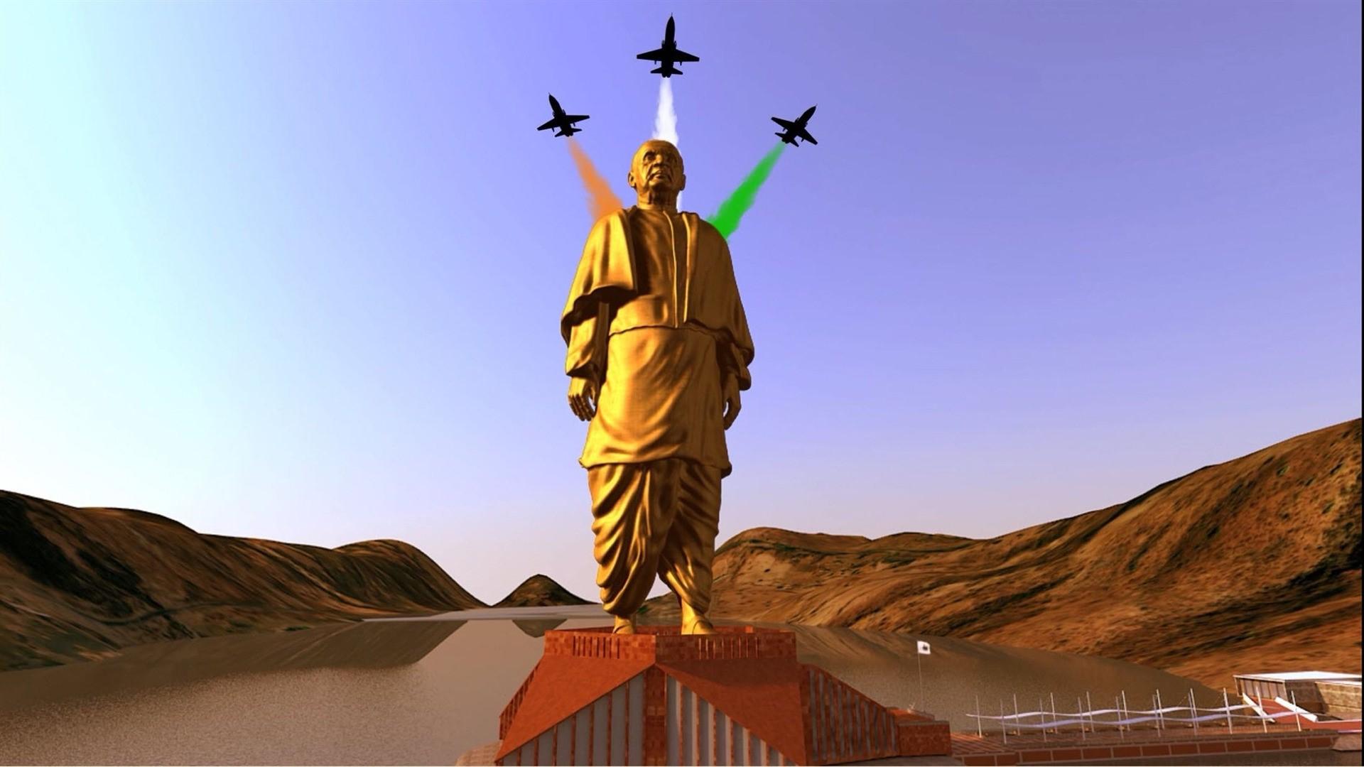 Sardar Vallabhbhai Patel of Statue of Unity in Gujarat India