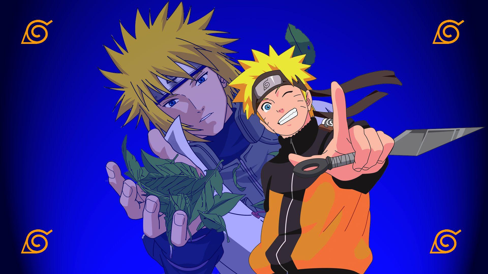 Father and Son. Anime, Anime naruto, Naruto wallpaper