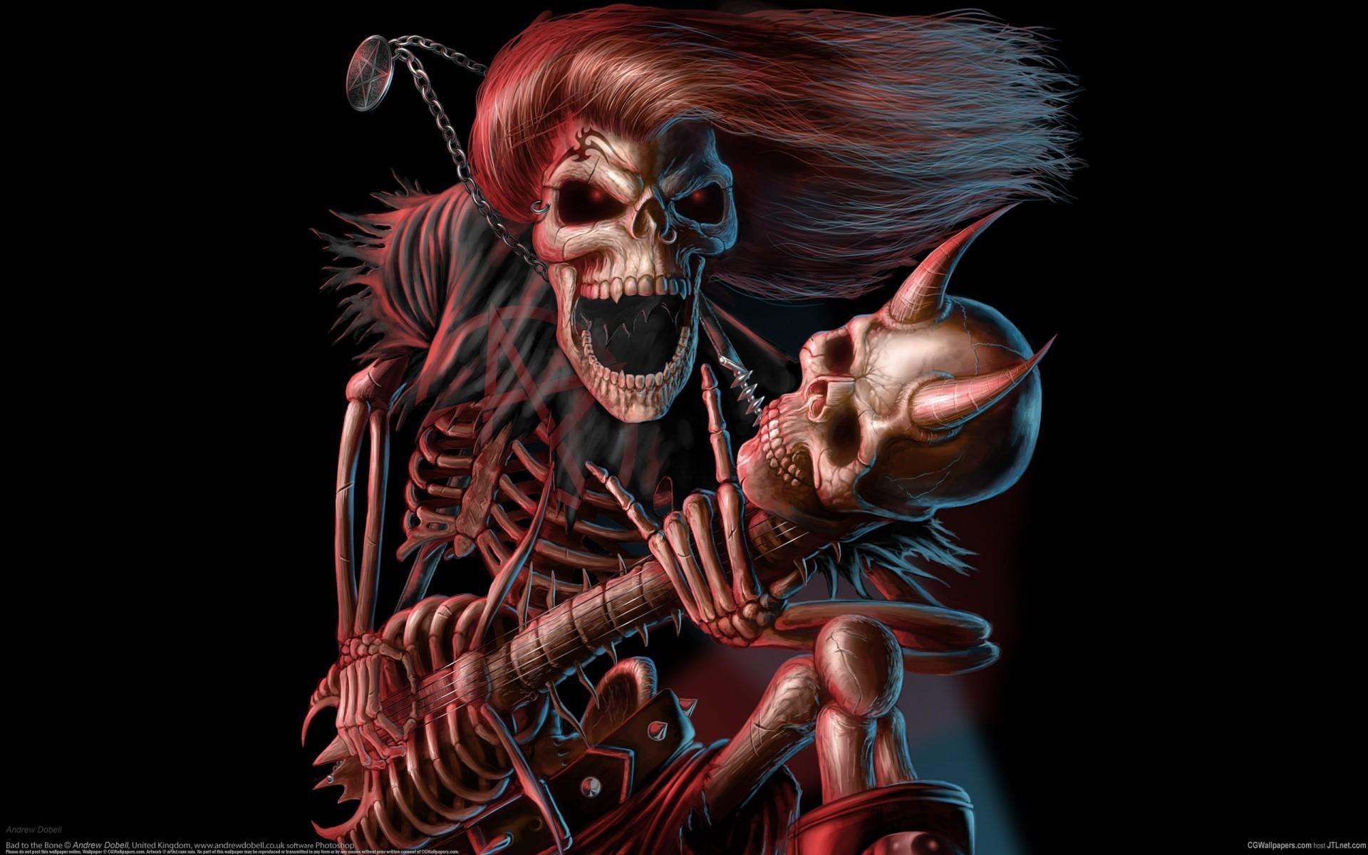 Skeletal Rock Iron Maiden, HD Wallpaper