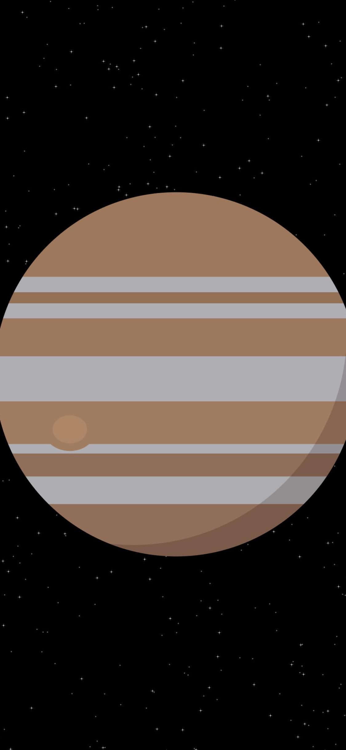 Jupiter Planet Minimalism 4k iPhone XS, iPhone 10