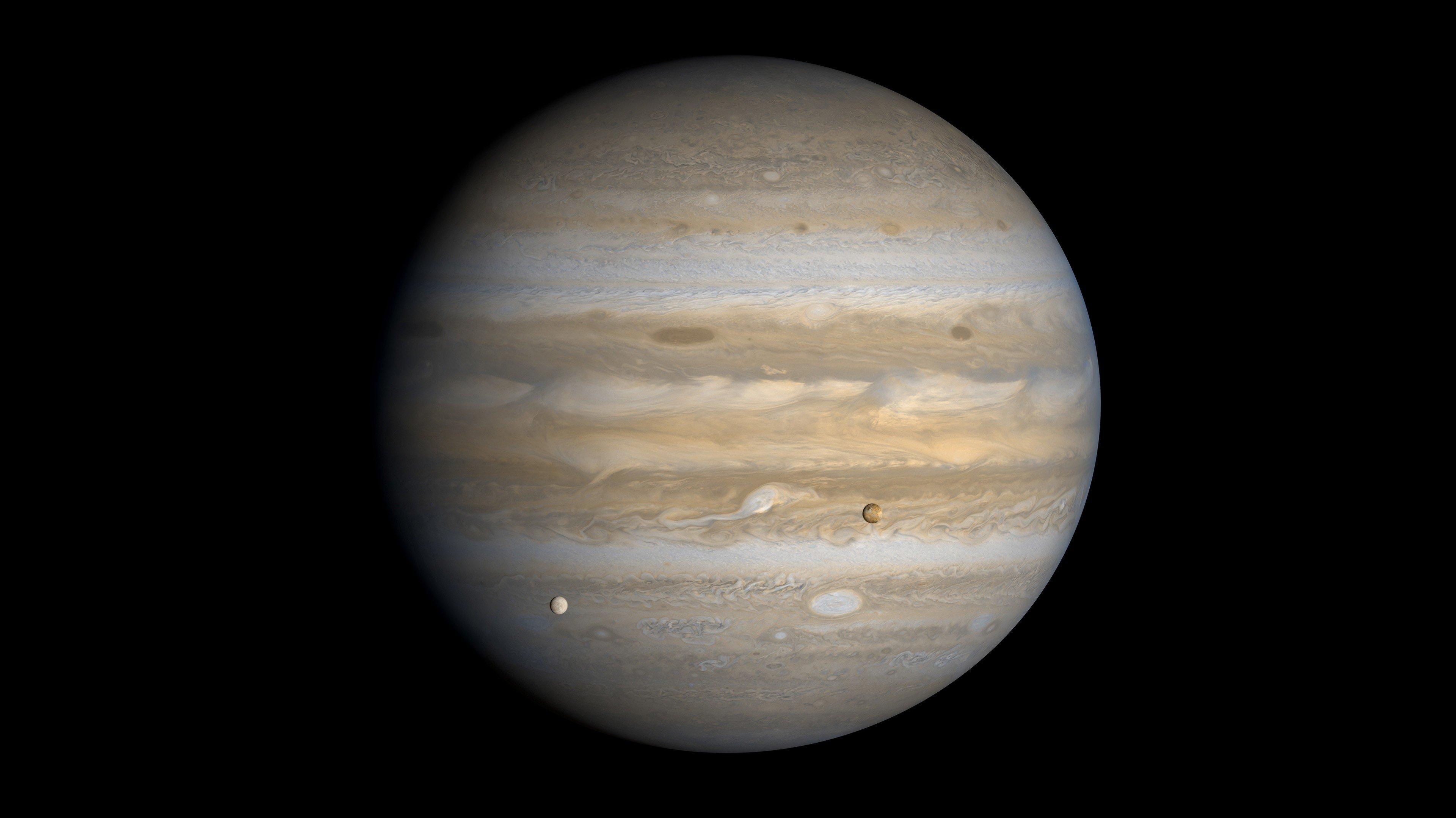 Jupiter, Space, Minimalism HD Wallpaper / Desktop