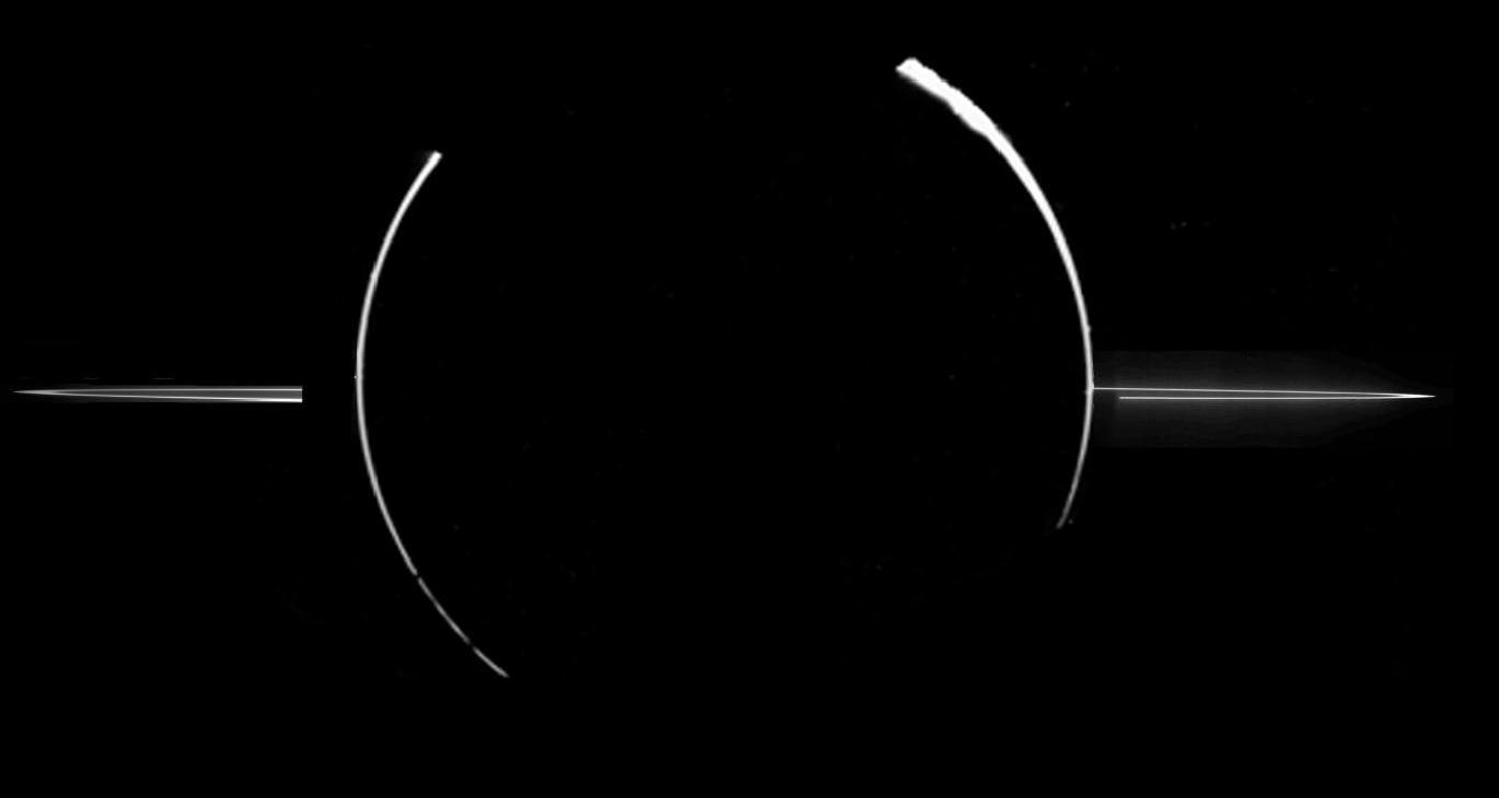 arts NASA photo of Jupiter's Rings