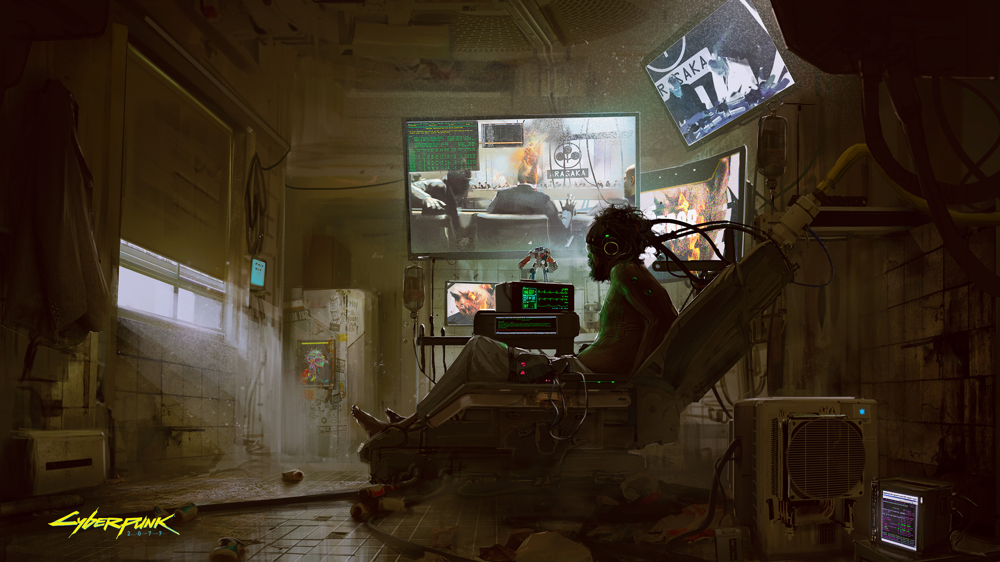 Cyberpunk 2077 Jacked In Concept Art, HD Games, 4k