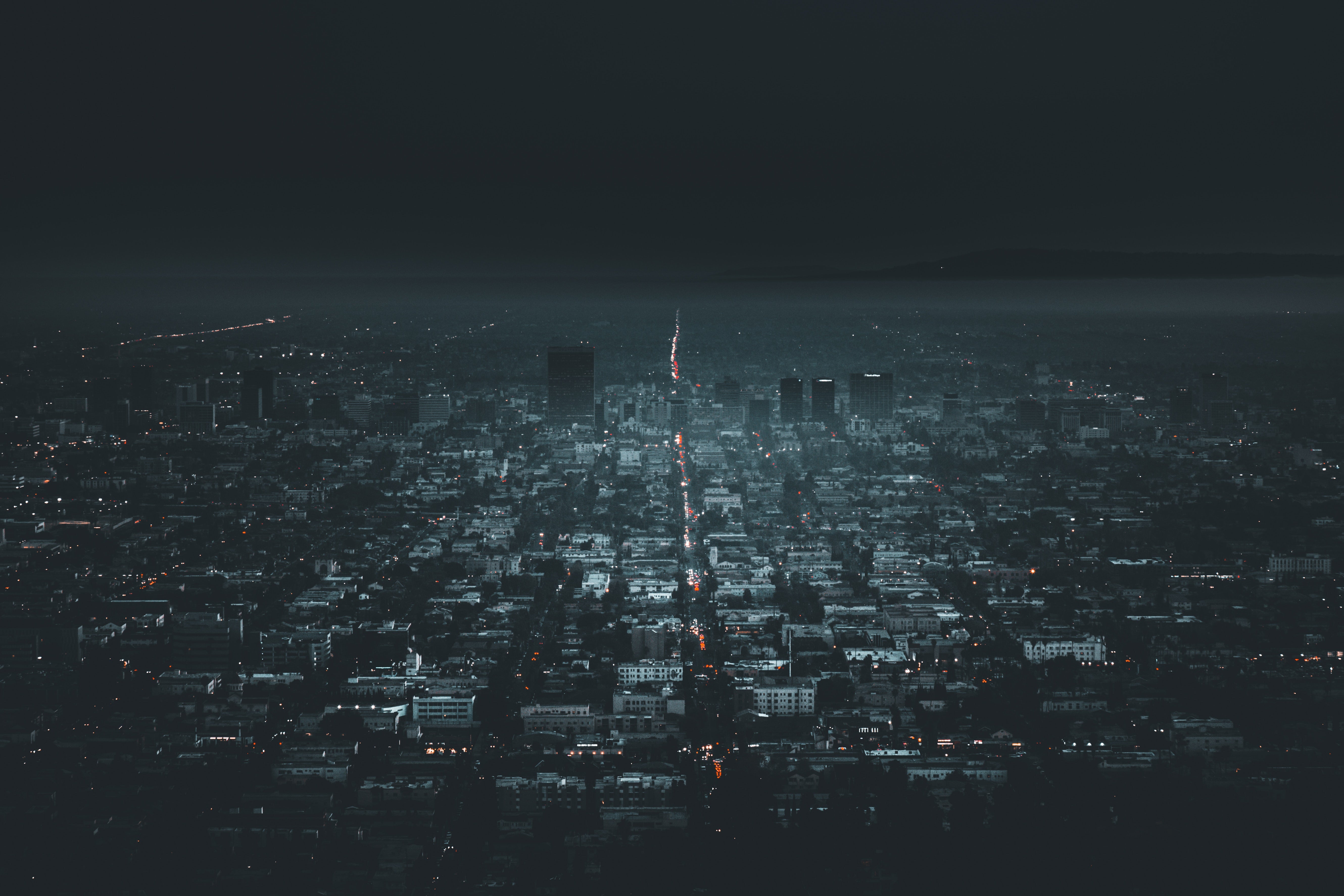Darkness in Los Angeles 4K wallpapers
