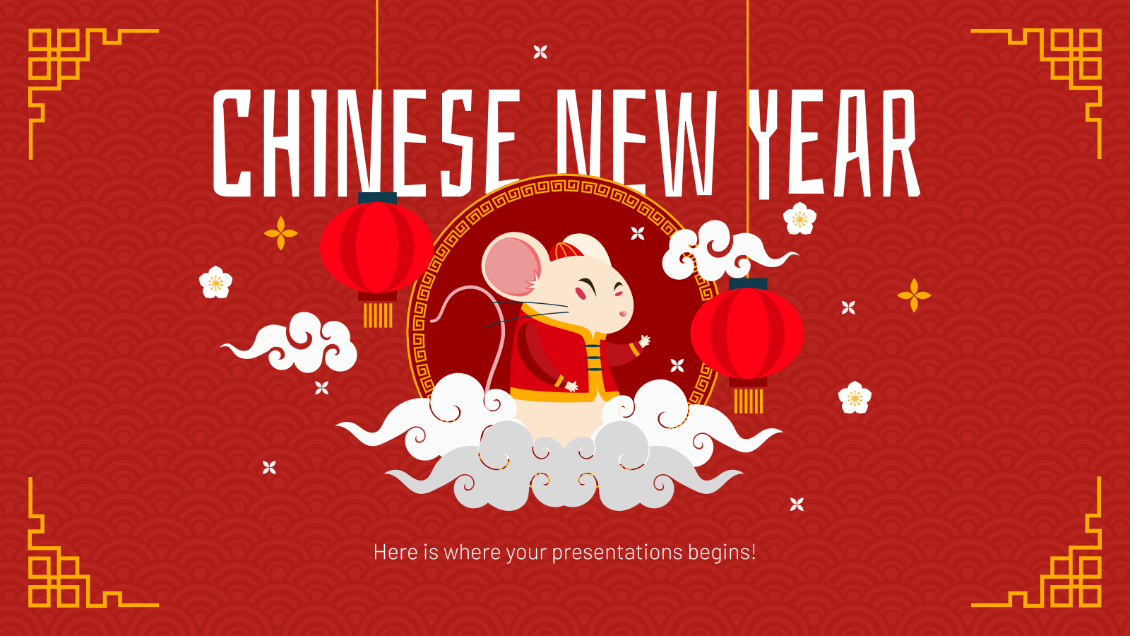 Chinese New Year Google Slides Theme and PowerPoint