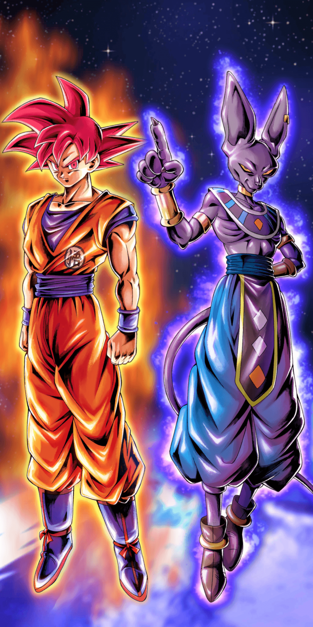 Goku Vs Beerus Wallpaper - Download to your mobile from PHONEKY