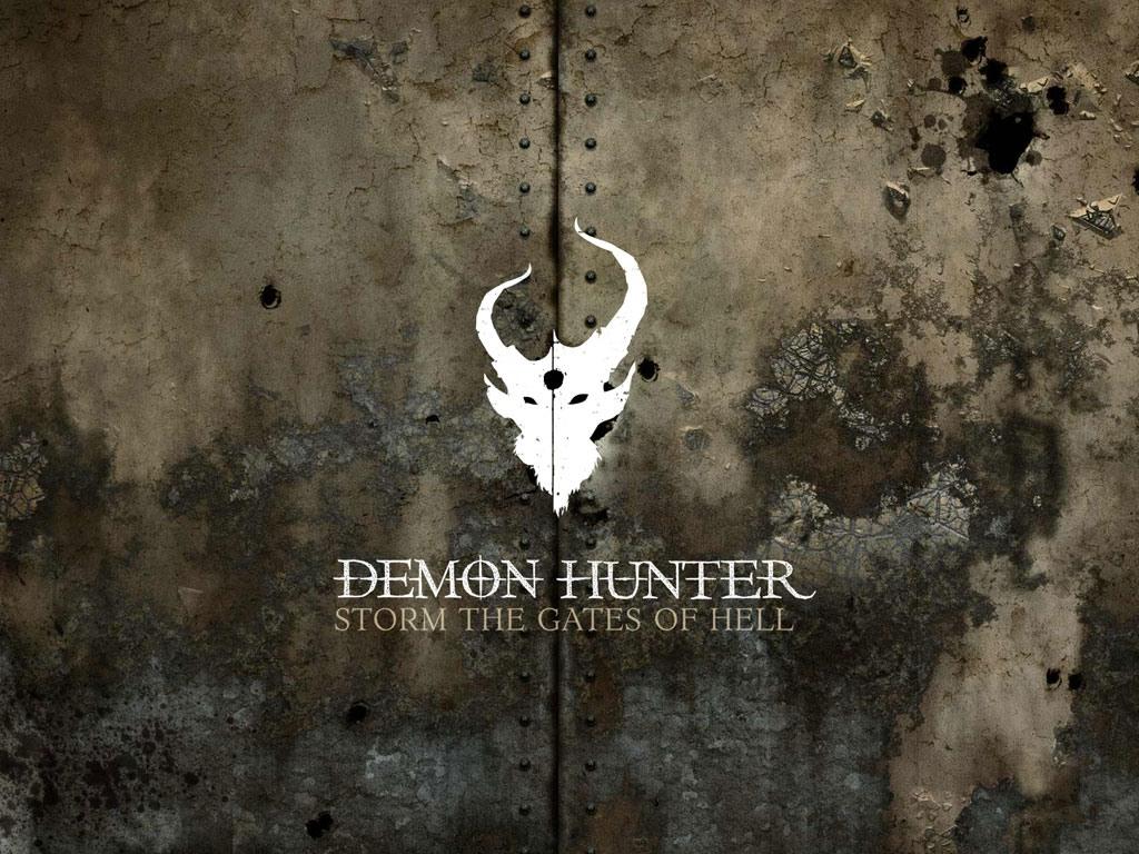 Free download Demon Hunter Logo desktop wallpaper 1024x768