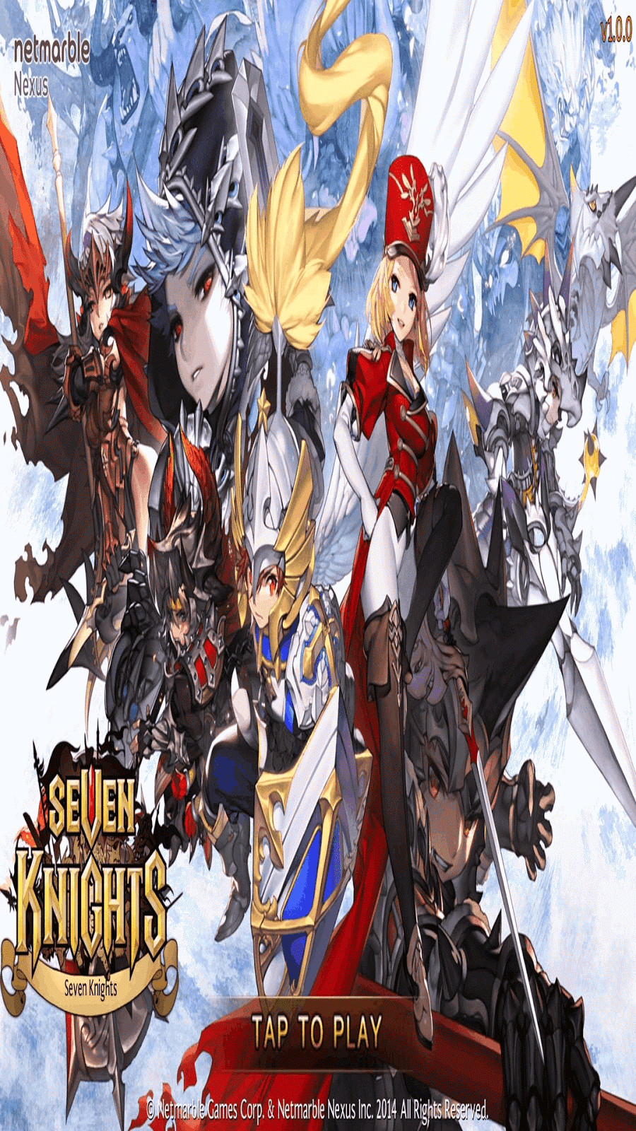 Mobile wallpaper: Seven Knights