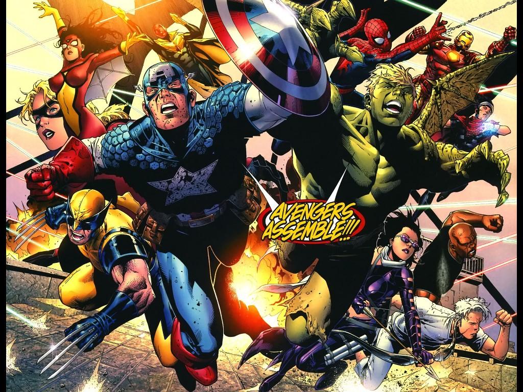 Free download Avengers Assemble Comic Wallpaper