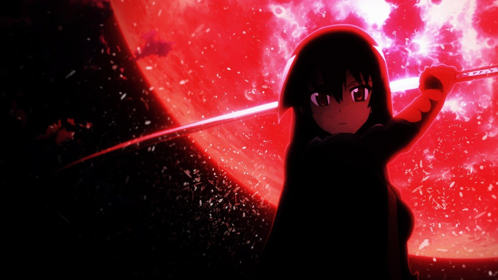 Akame Red Moon Desktop Wallpaper