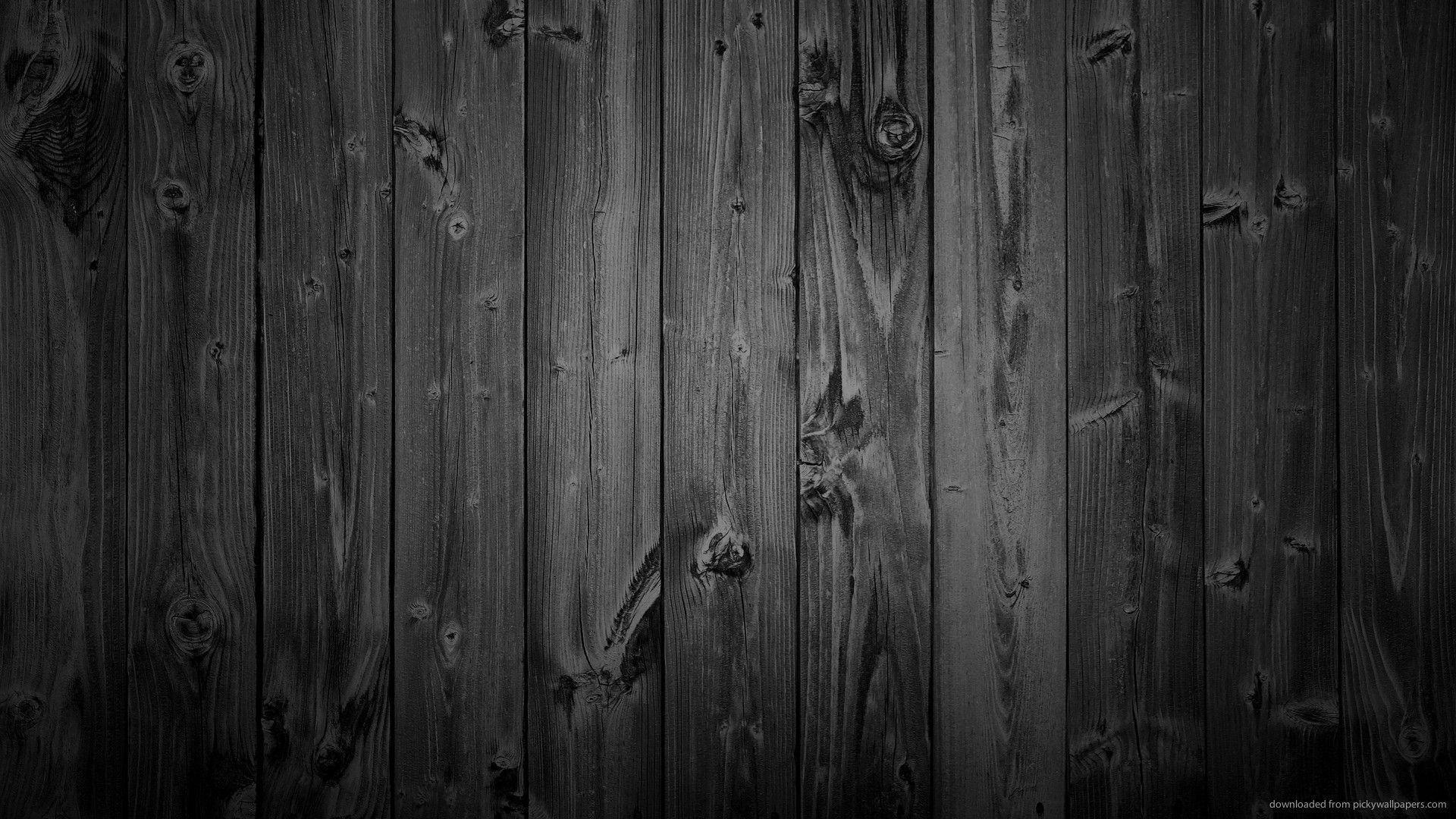 Black Wood Wallpaper