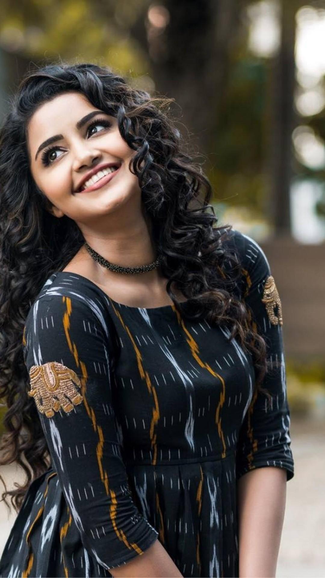 Download 1080x1920 Anupama Parameswaran, Actress, Smiling