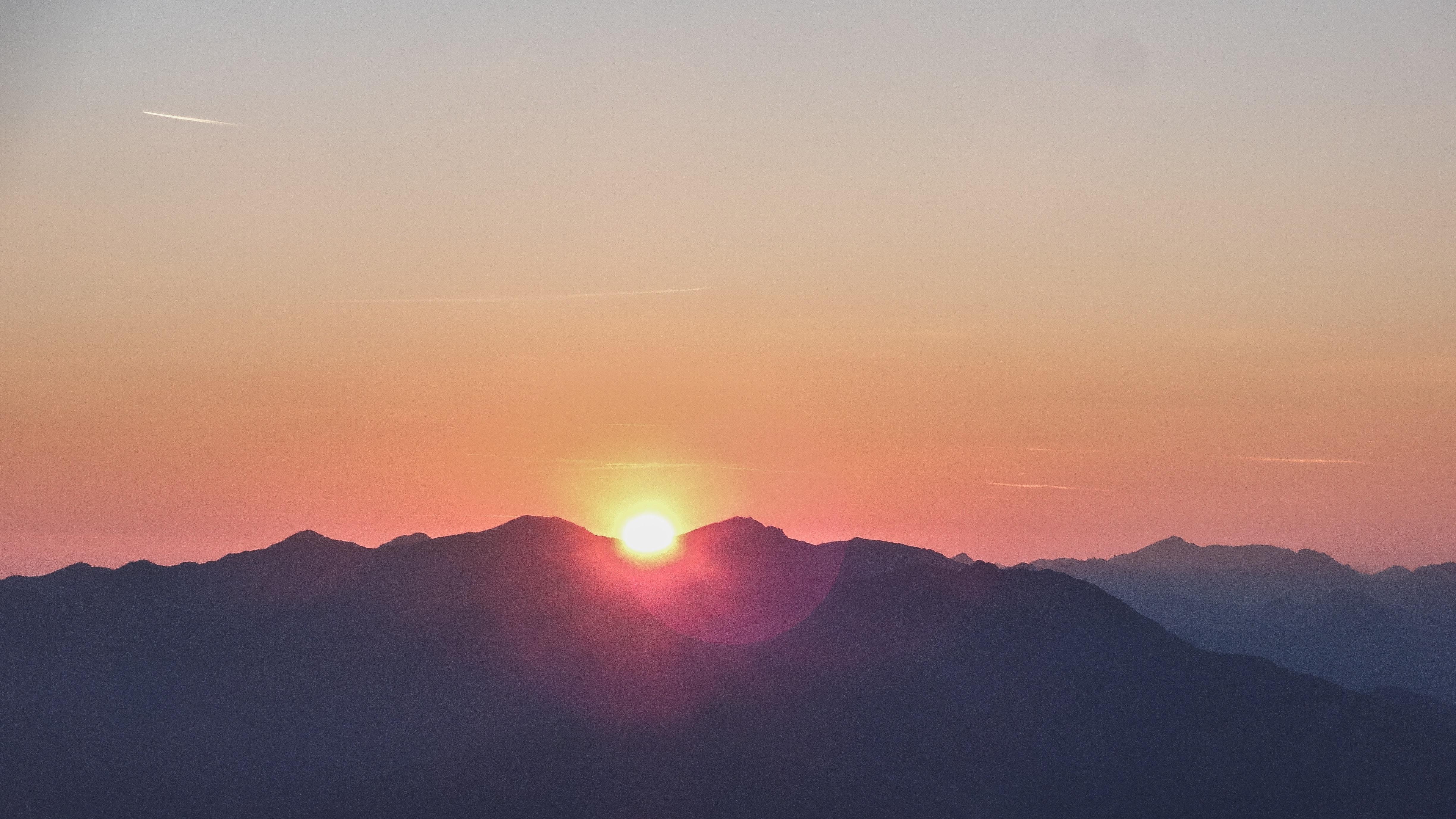 Mountain Sunrise Picture. Download Free Image