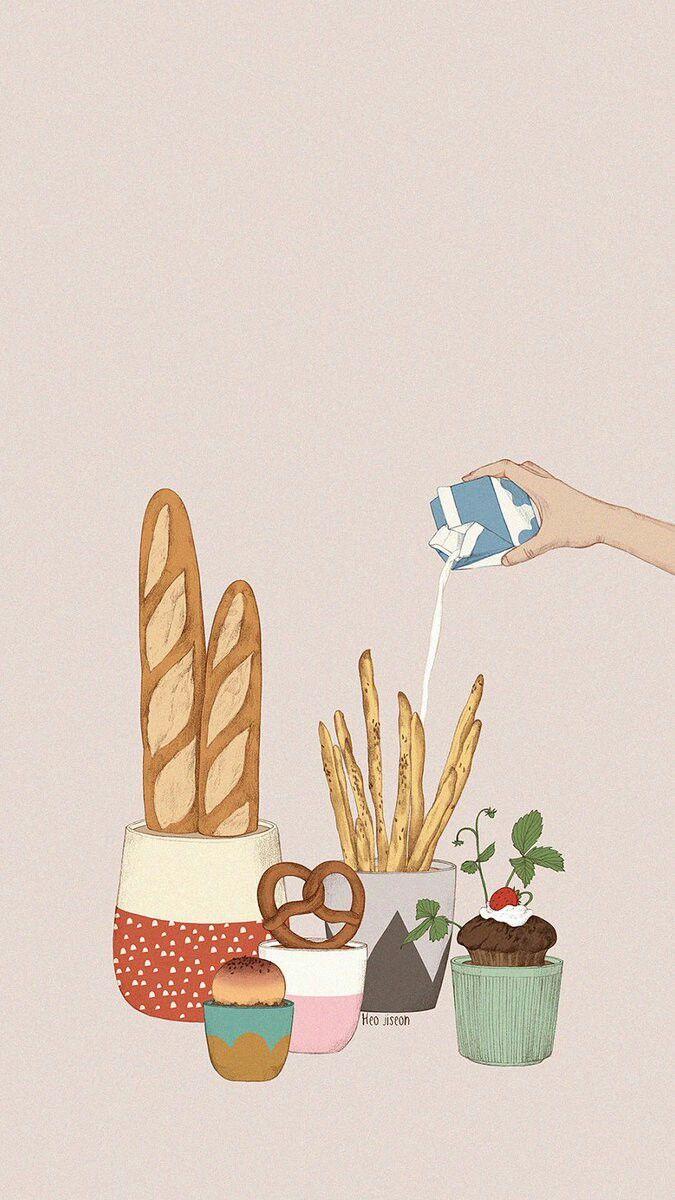 15+ Paling Baru Food Aesthetic Wallpaper Pinterest