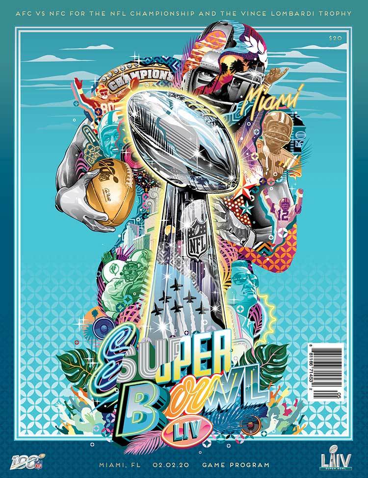 Super Bowl 54 phone wallpaper