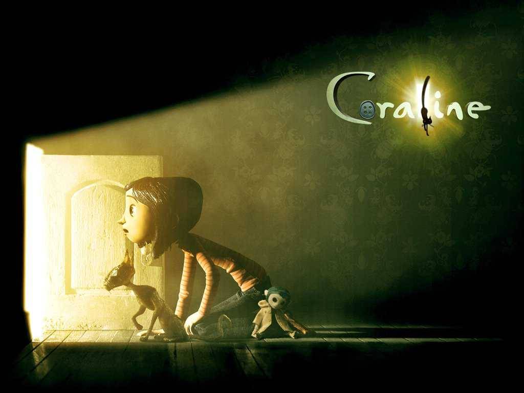 Free download 3D Movie poster Coraline wallpaper animated