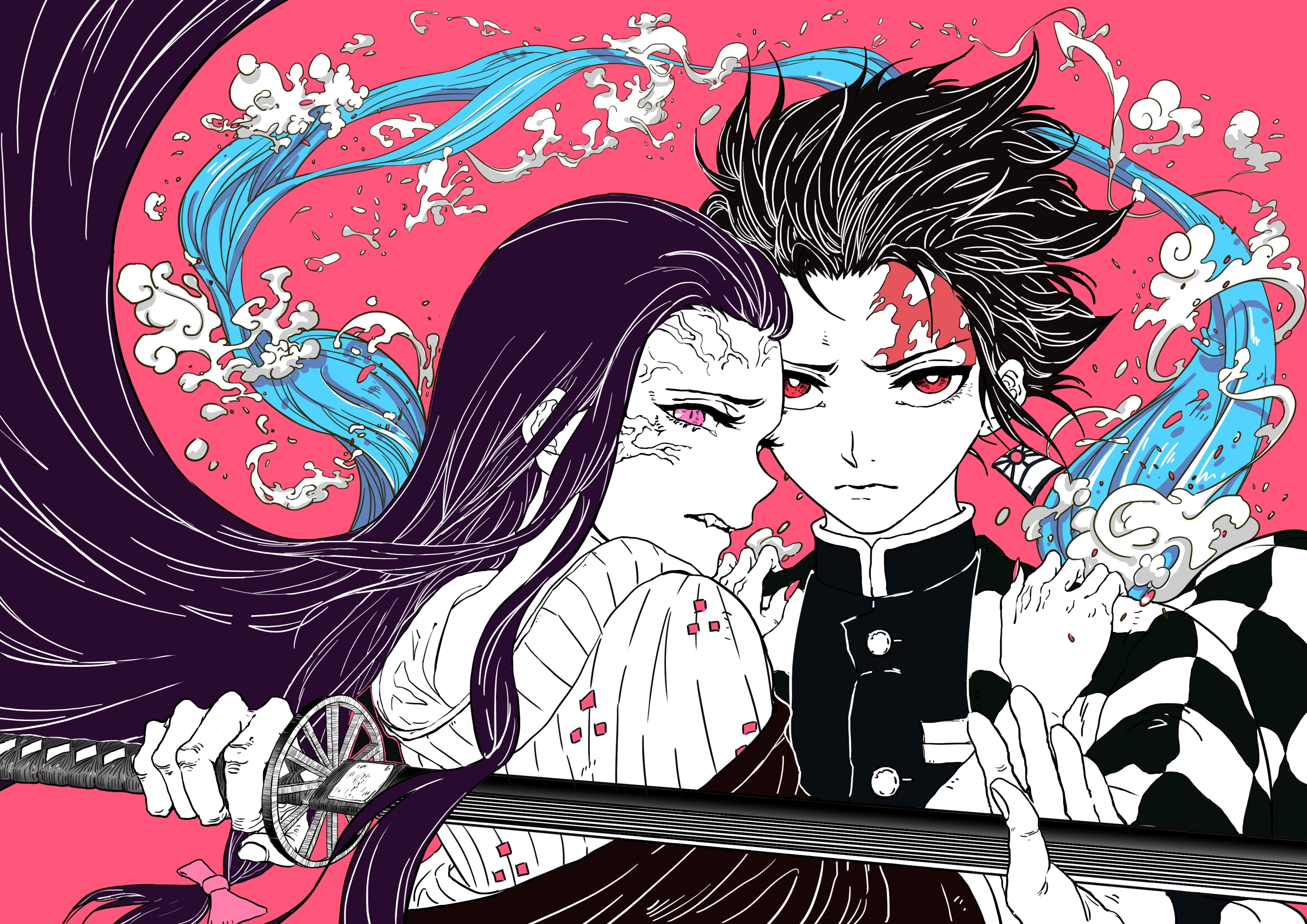 Demon Slayer: Kimetsu No Yaiba Fanart Anime Wallpaper