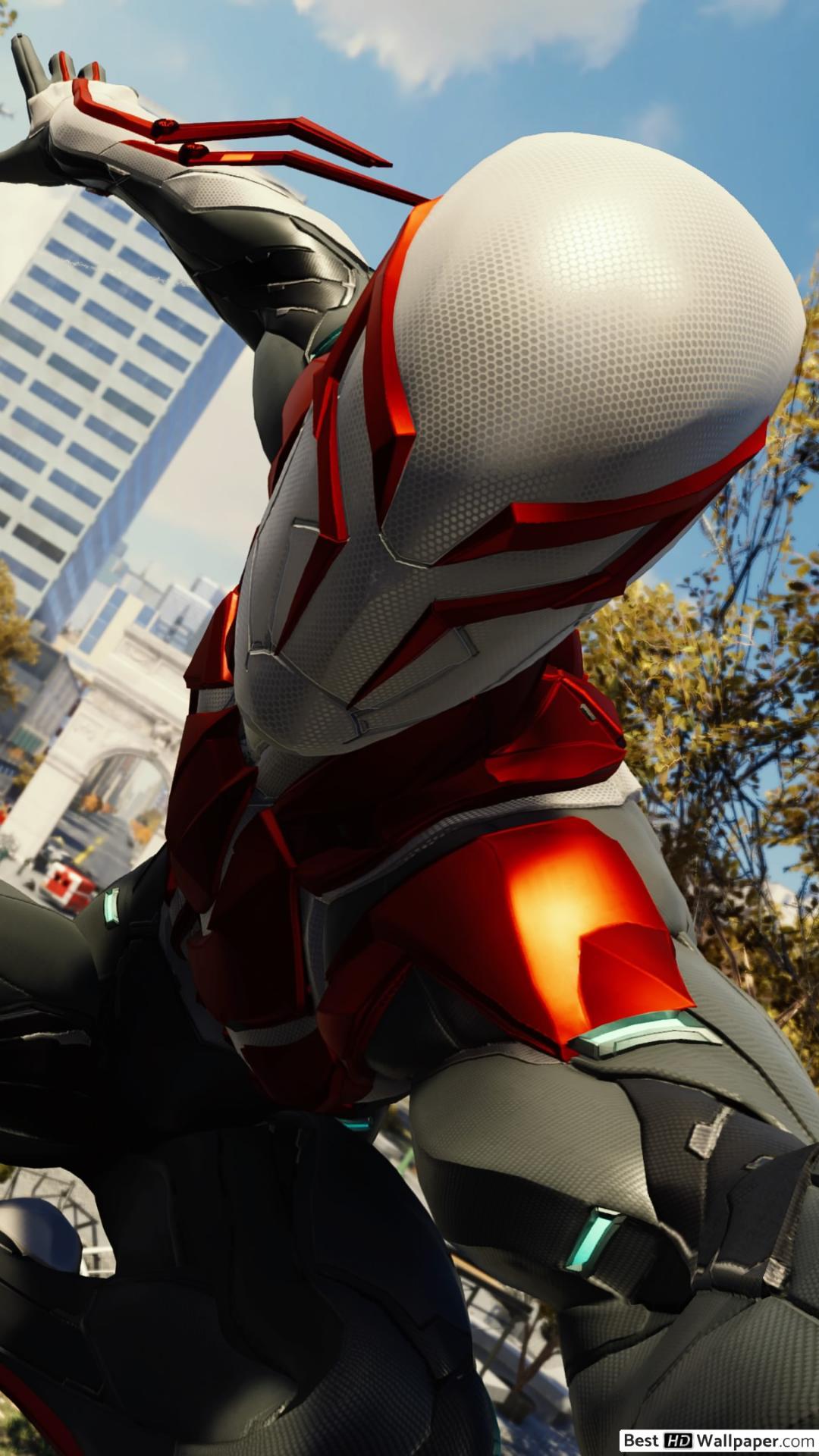 Spider Man White Suit 2099 HD Wallpaper Download