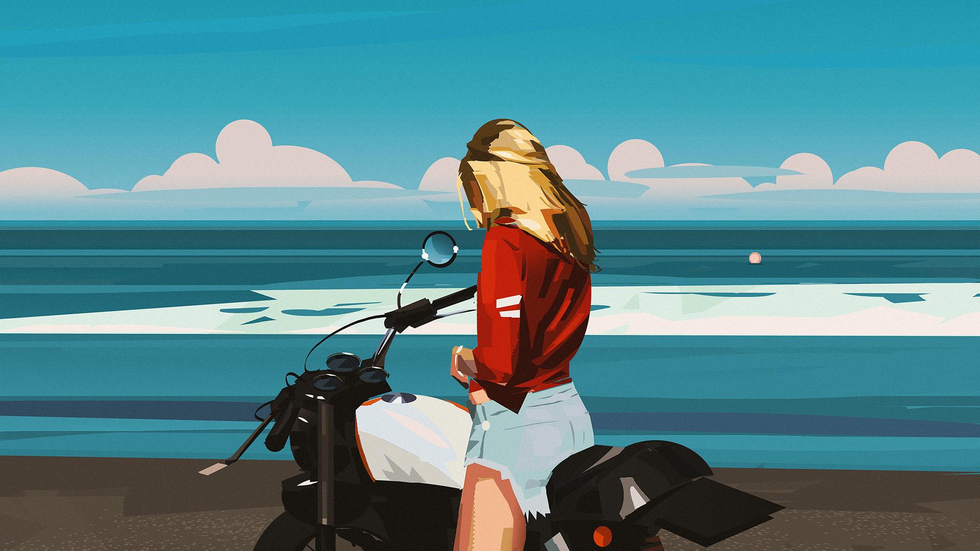 #biker, #minimalism, #minimalist, #artist