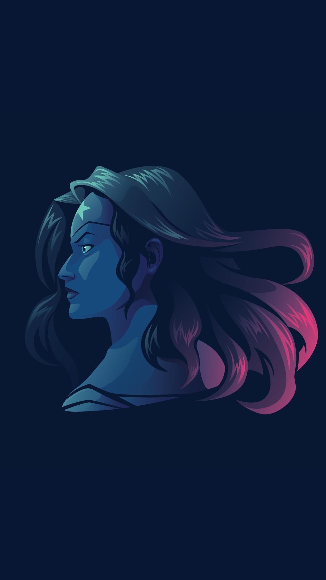 Wonder Woman Minimalist 4k iPhone 7, 6s, 6 Plus