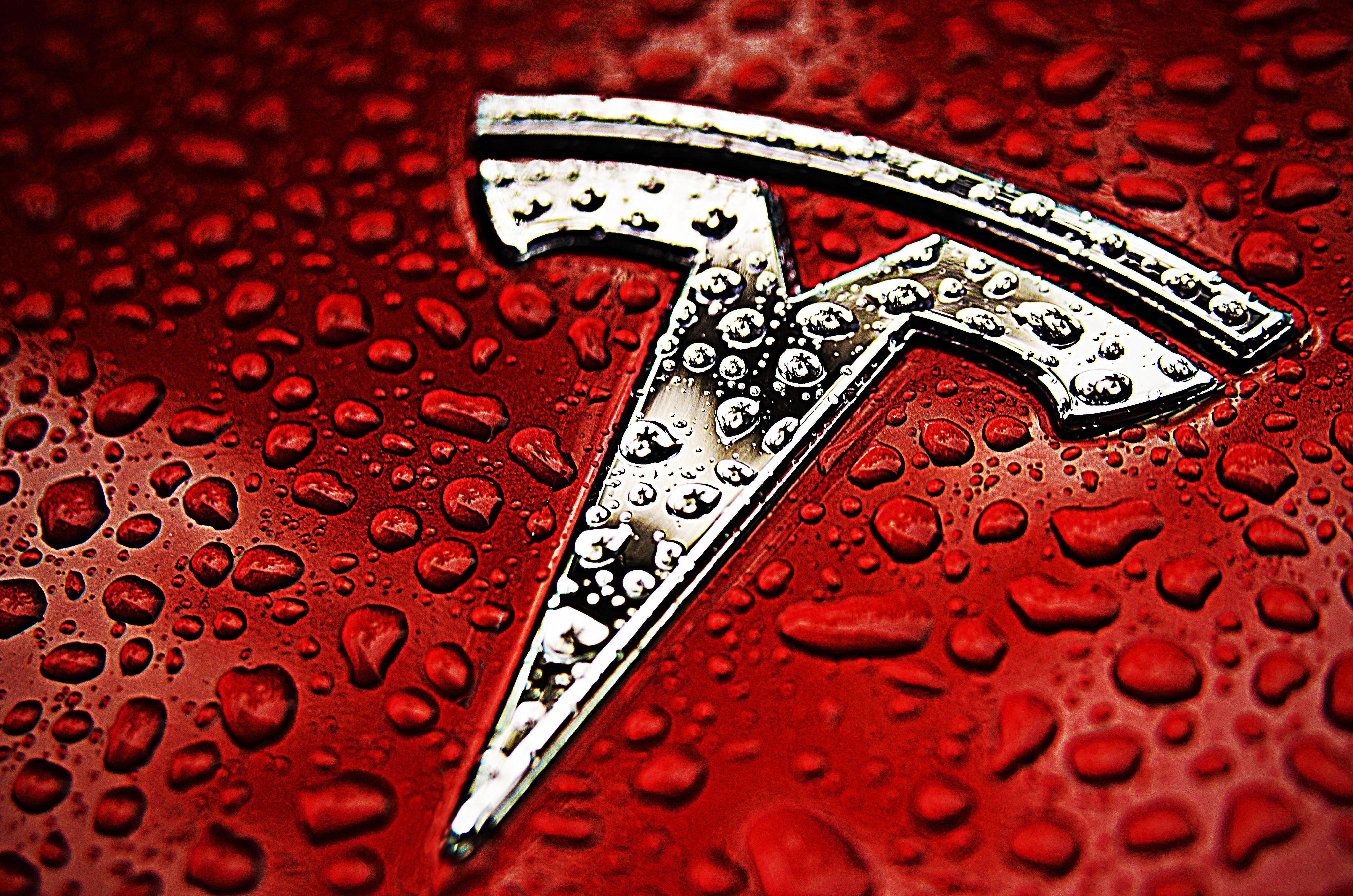 Tesla Logo  Desktop Wallpapers  Wallpaper  Cave