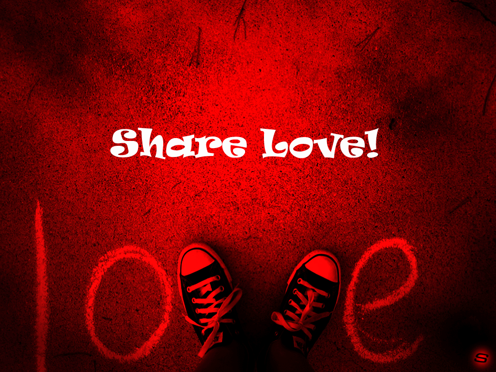 Download wallpaper: Love wallpaper, Share love, download