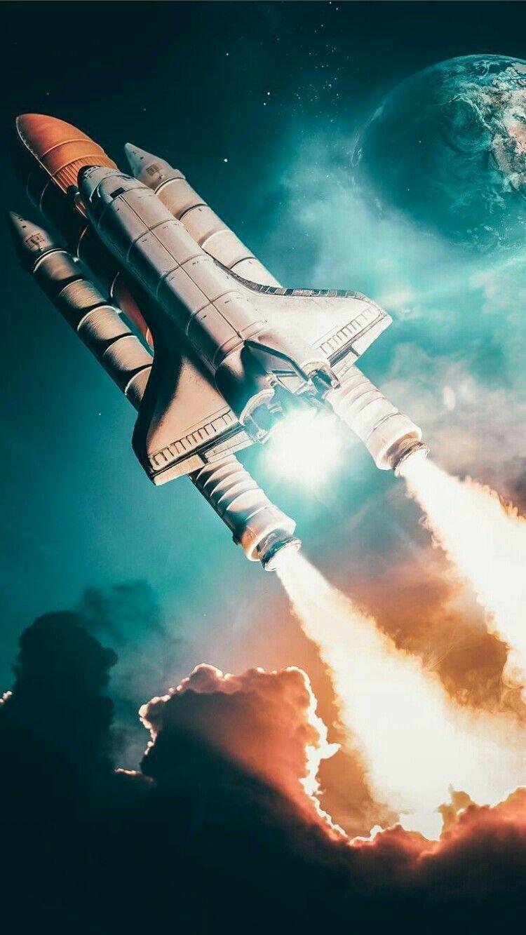 Space Shuttle Discovery launch iPhone Wallpaper. Space travel, Wallpaper space, Space shuttle