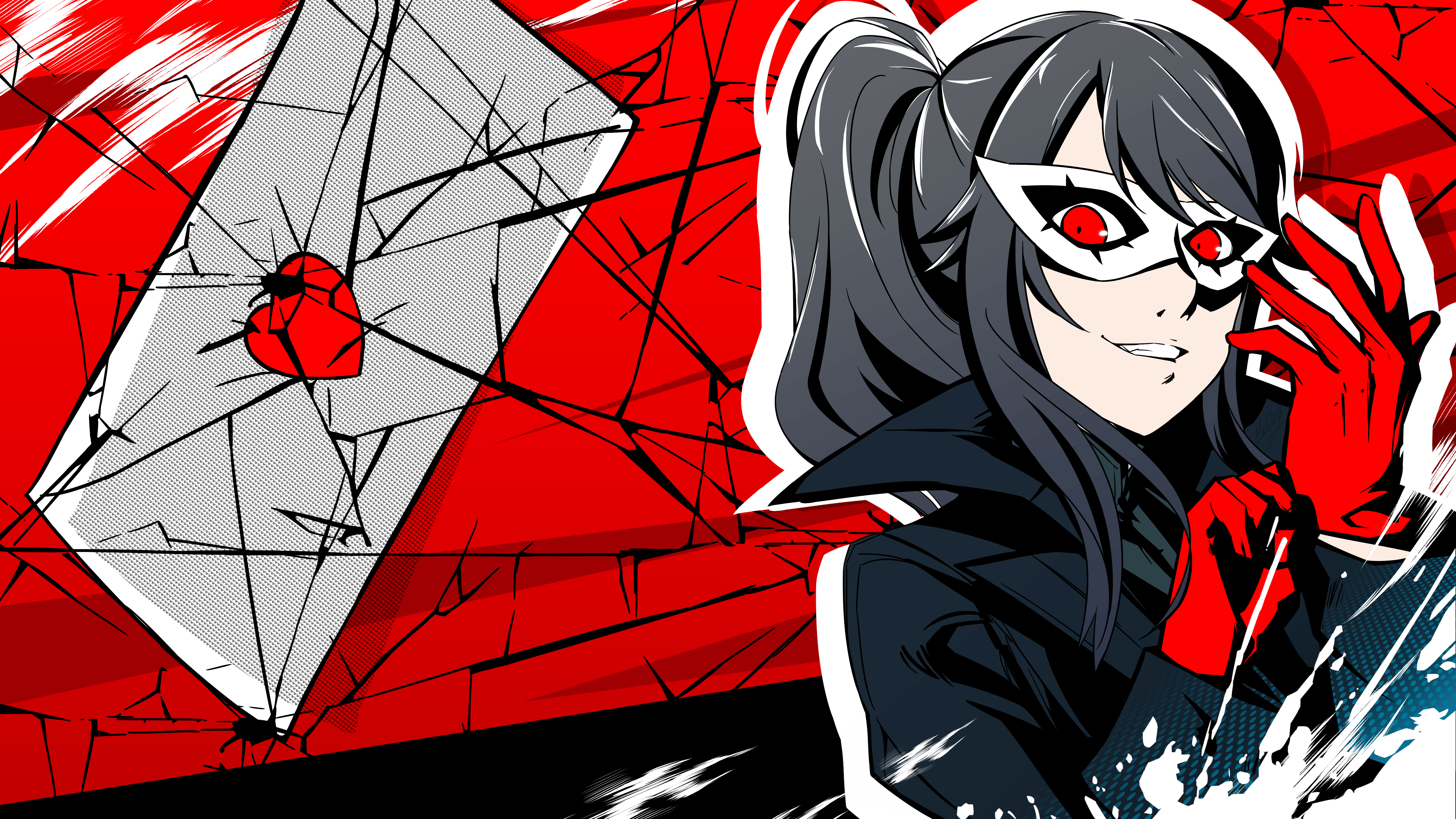 Yandere Simulator has a Persona themed wallpaper on their