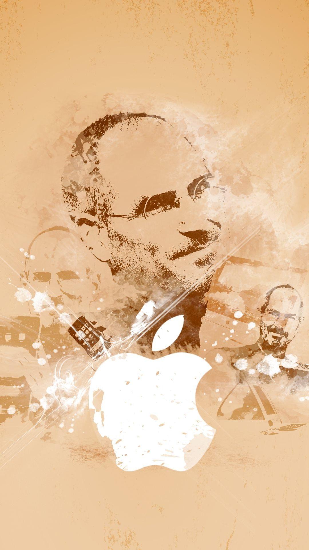 Steve Jobs tribute wallpaper for iPhone 6 and iPhone 6 Plus