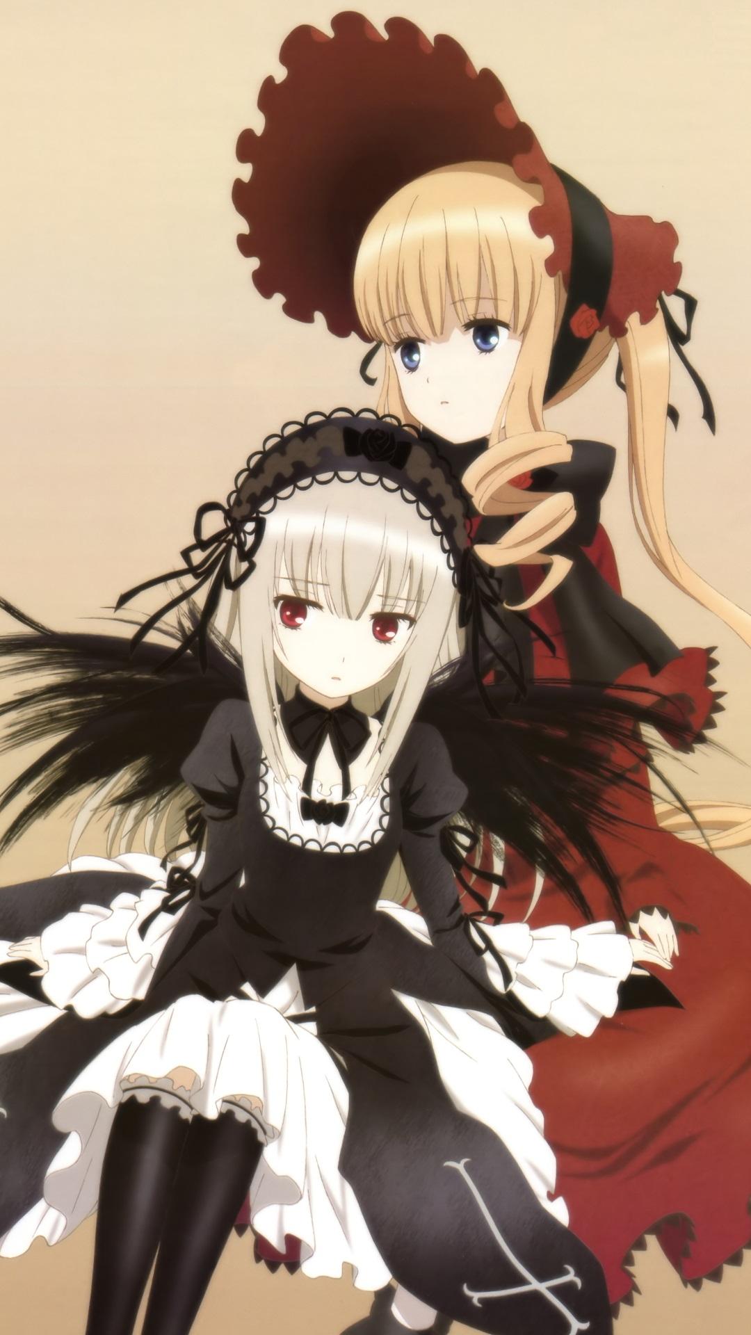 Rozen Maiden Shinku Suigintou.HTC One wallpaper 1080×1920