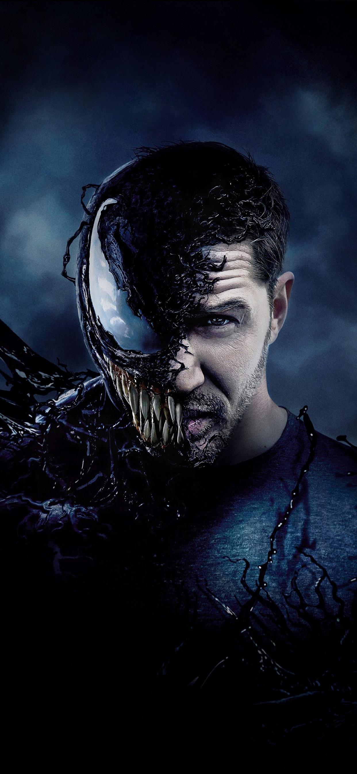 Tom Hardy, Venom 2018 1242x2688 iPhone XS Max wallpaper