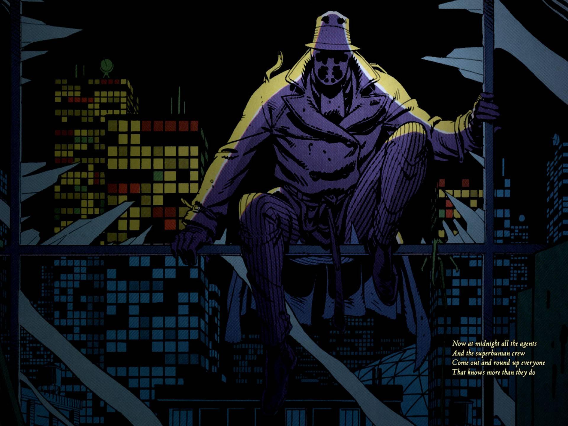 Watchmen, comics, Rorschach wallpaper