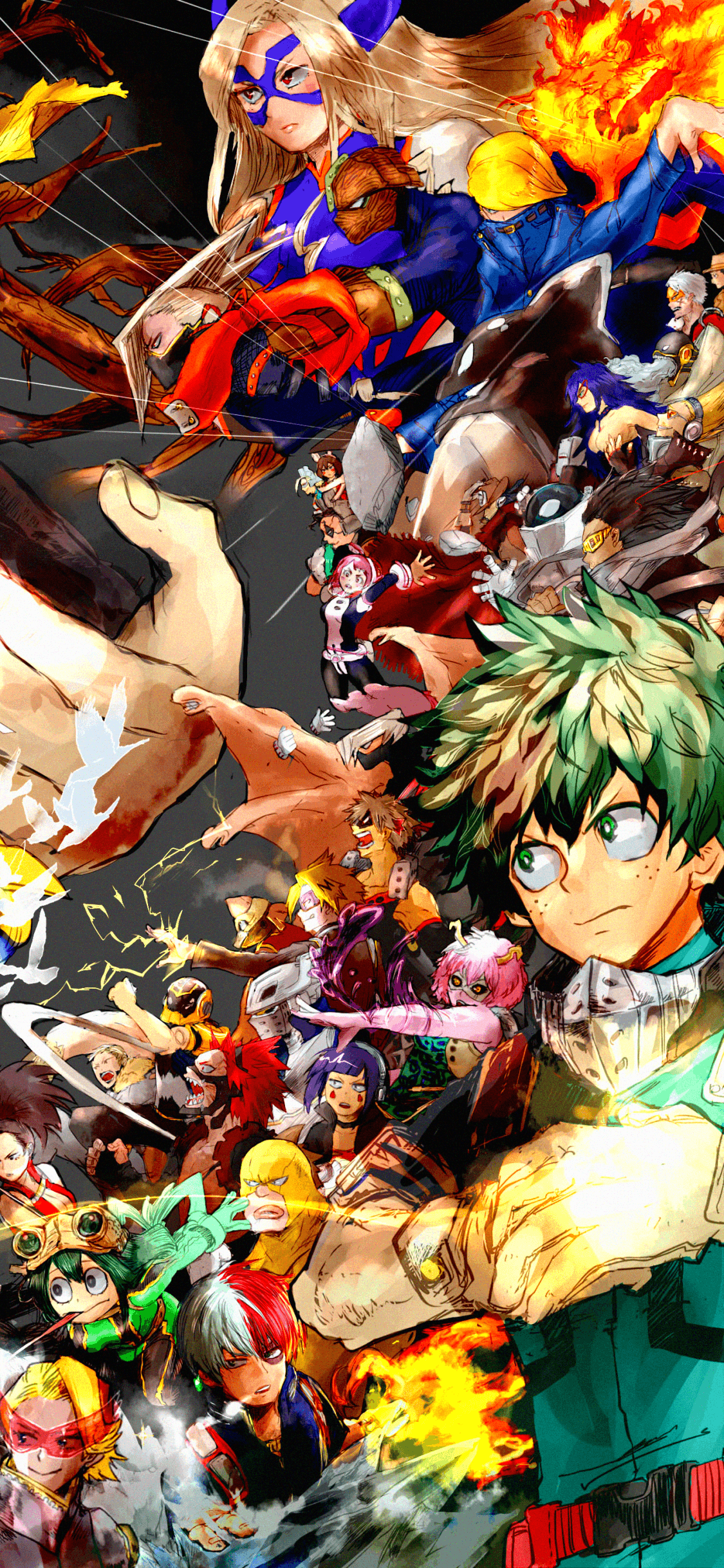 Anime My Hero Academia (1125x2436) Wallpaper